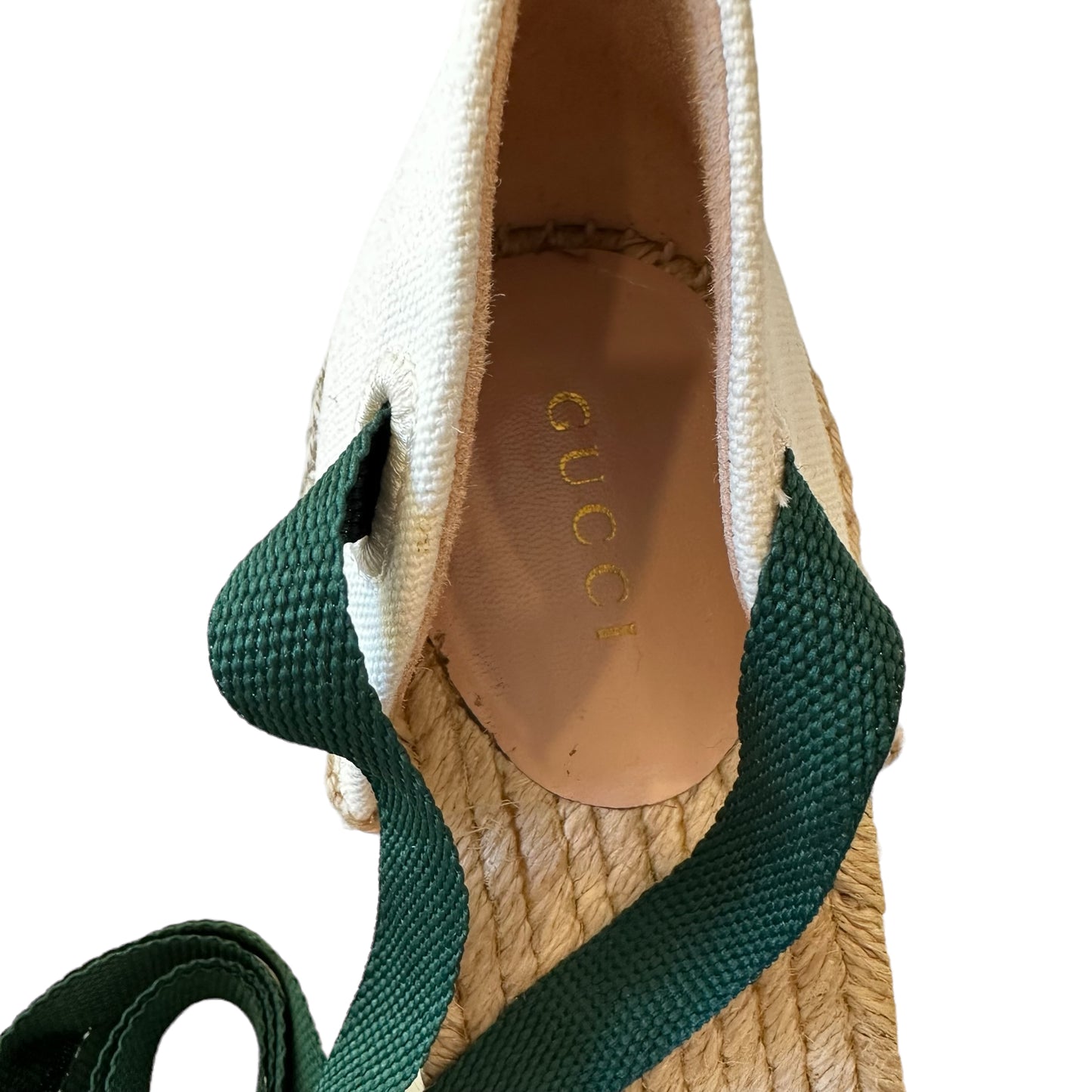 Natural Raffia Heeled Espadrilles - 10