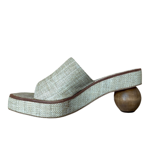 Raffia Platform Slides - 8.5