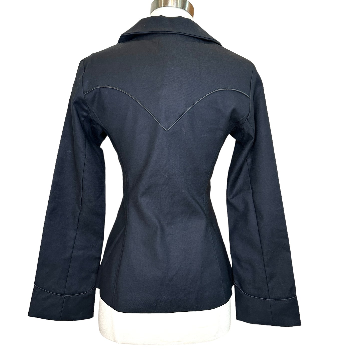 Black Structured Shirt - XS