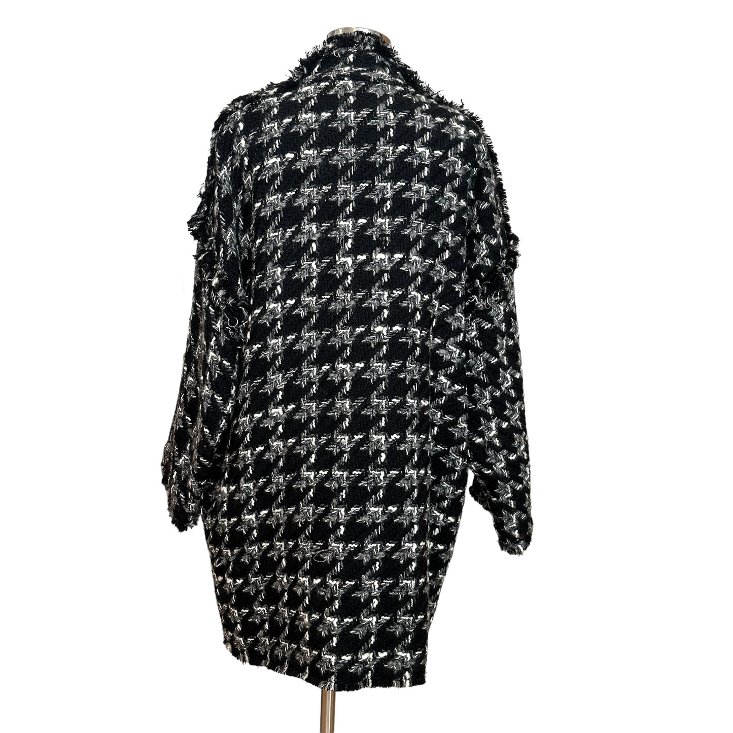 Tweed Jacket w/hoops - M