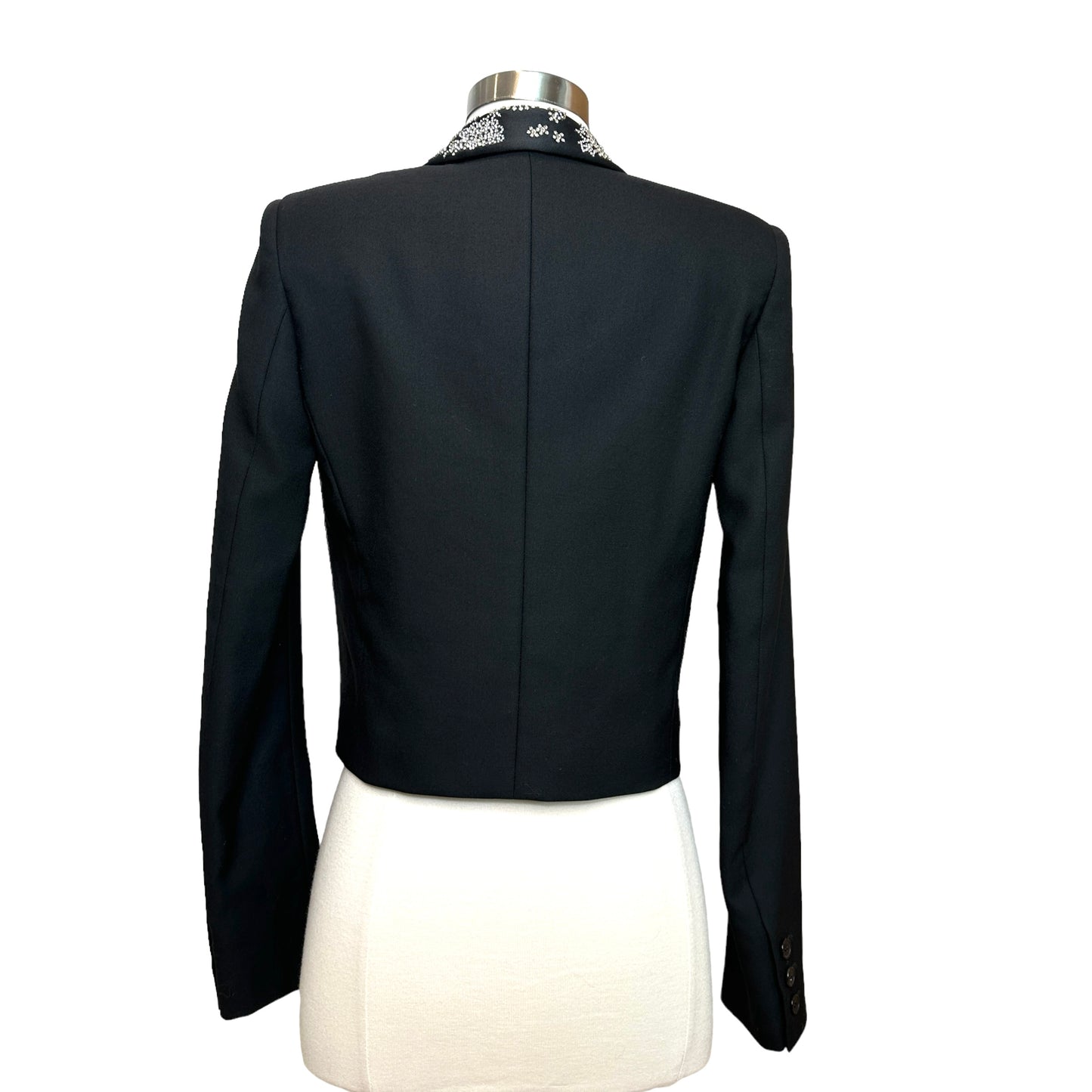 Crystal Embellished Blazer - XS