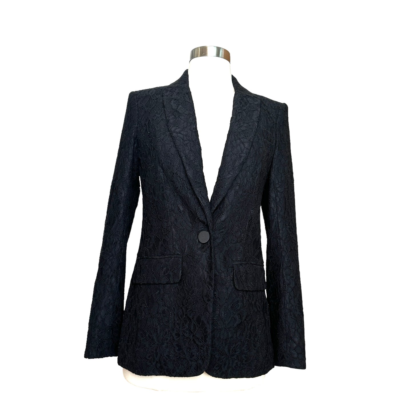 Black Lace Blazer - 0
