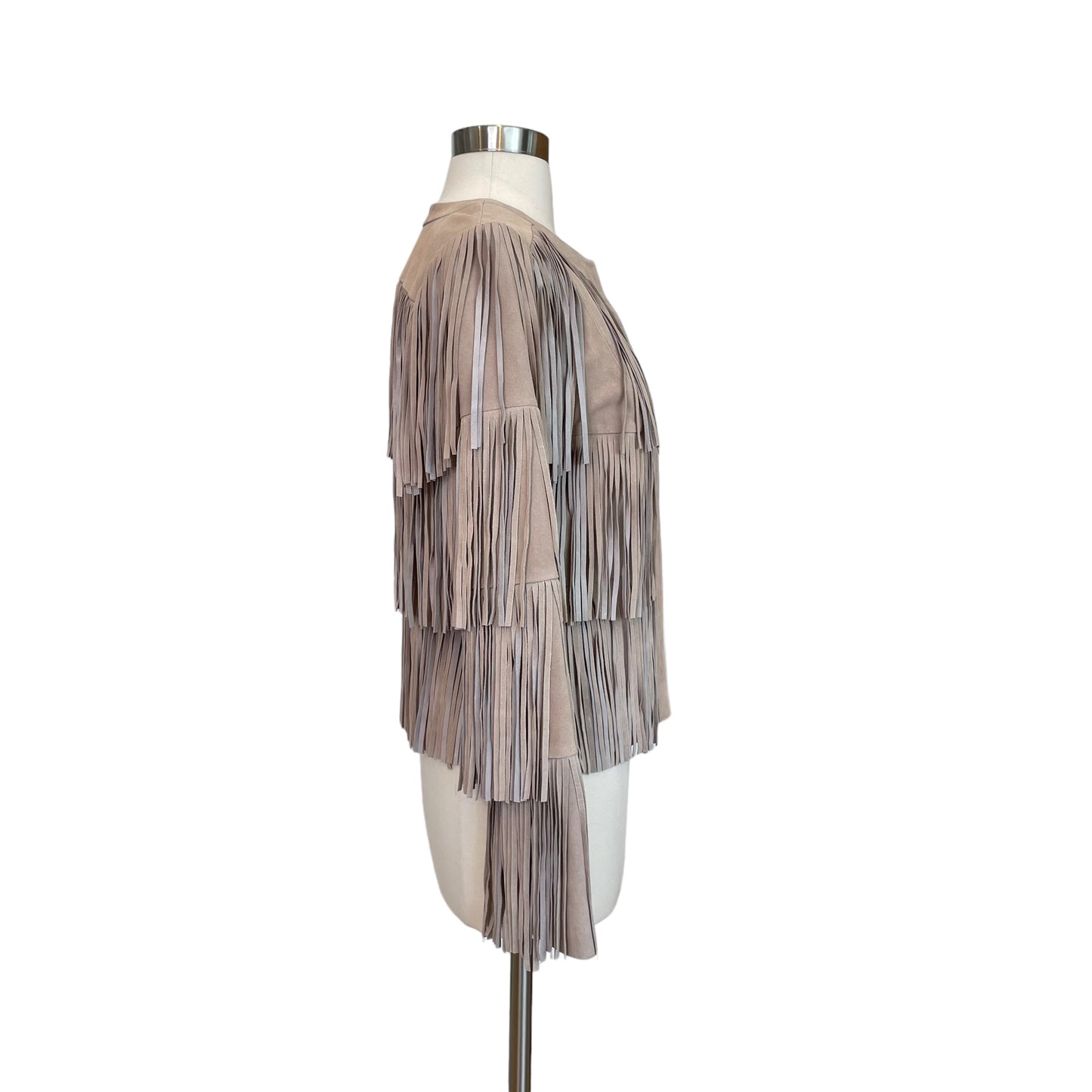 Fringe Suede Jacket - P