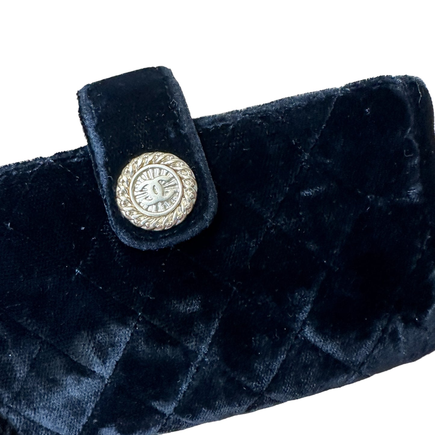 Black Velvet Phone Pouch