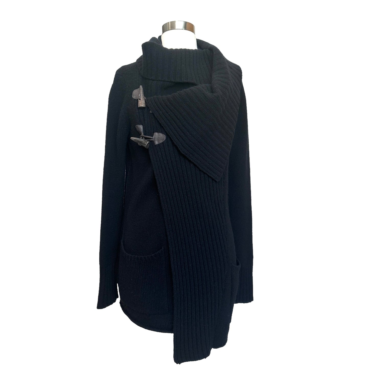 Black Cardigan Sweater - XS