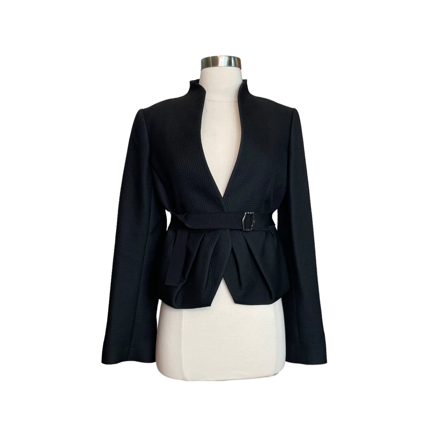 Black Belted Blazer - S/M