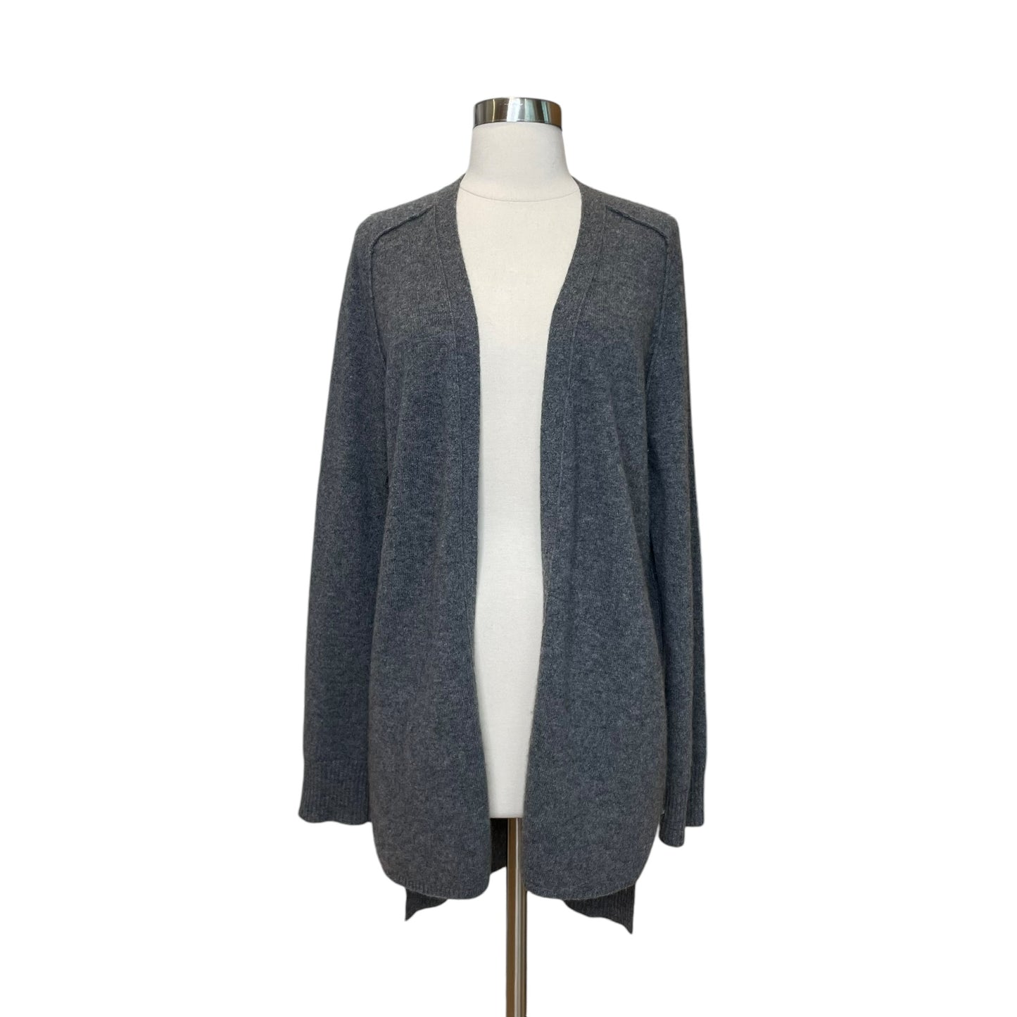 Grey Cashmere Cardigan - M