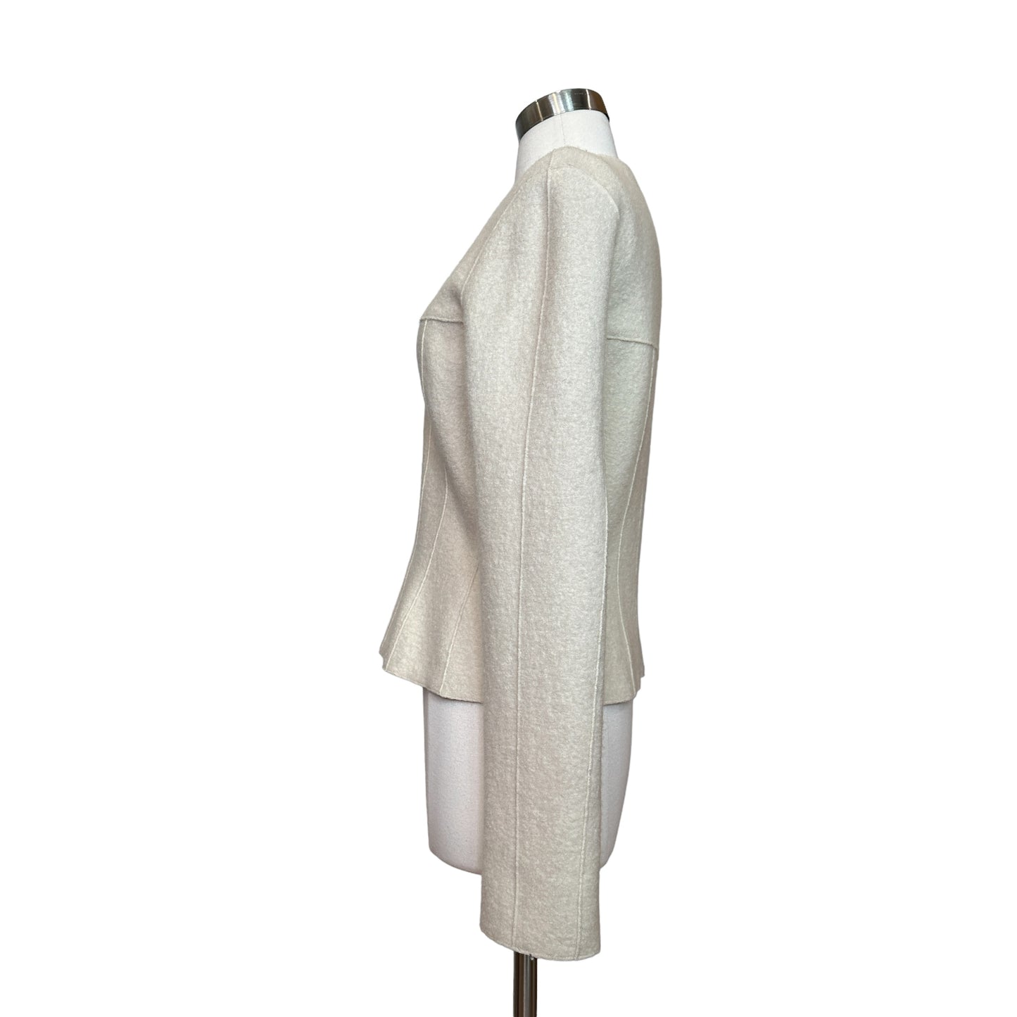 Cream Wool Jacket - S