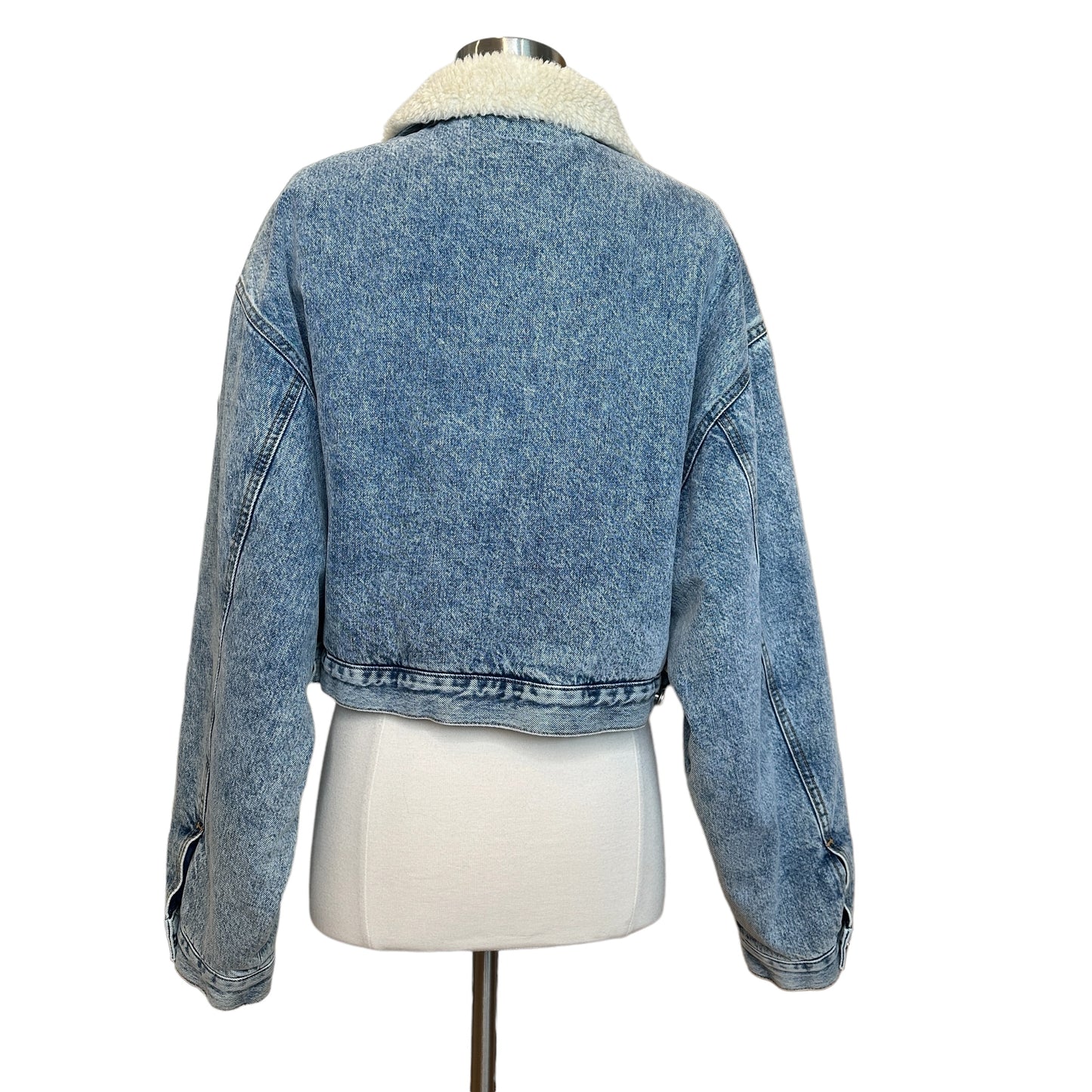 Oversized Logo Denim Jacket - M