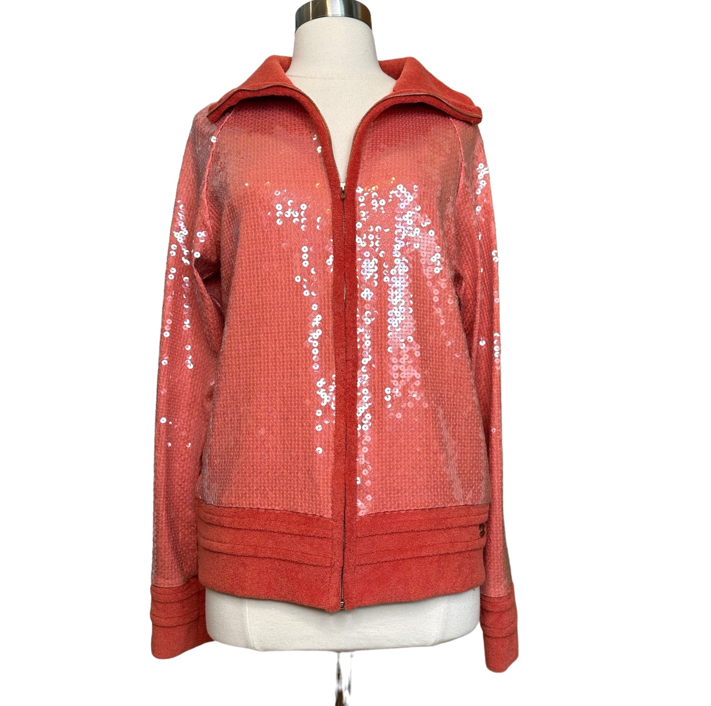 Pink Sequins Jacket - M