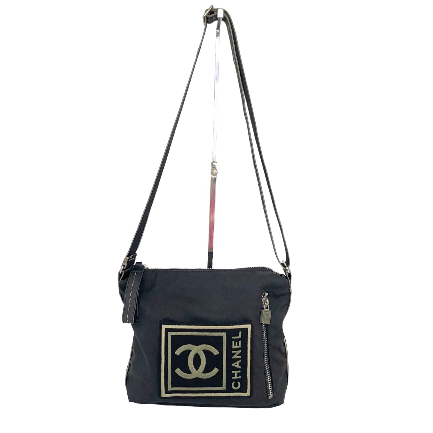 Black & Kaki Logo Bag