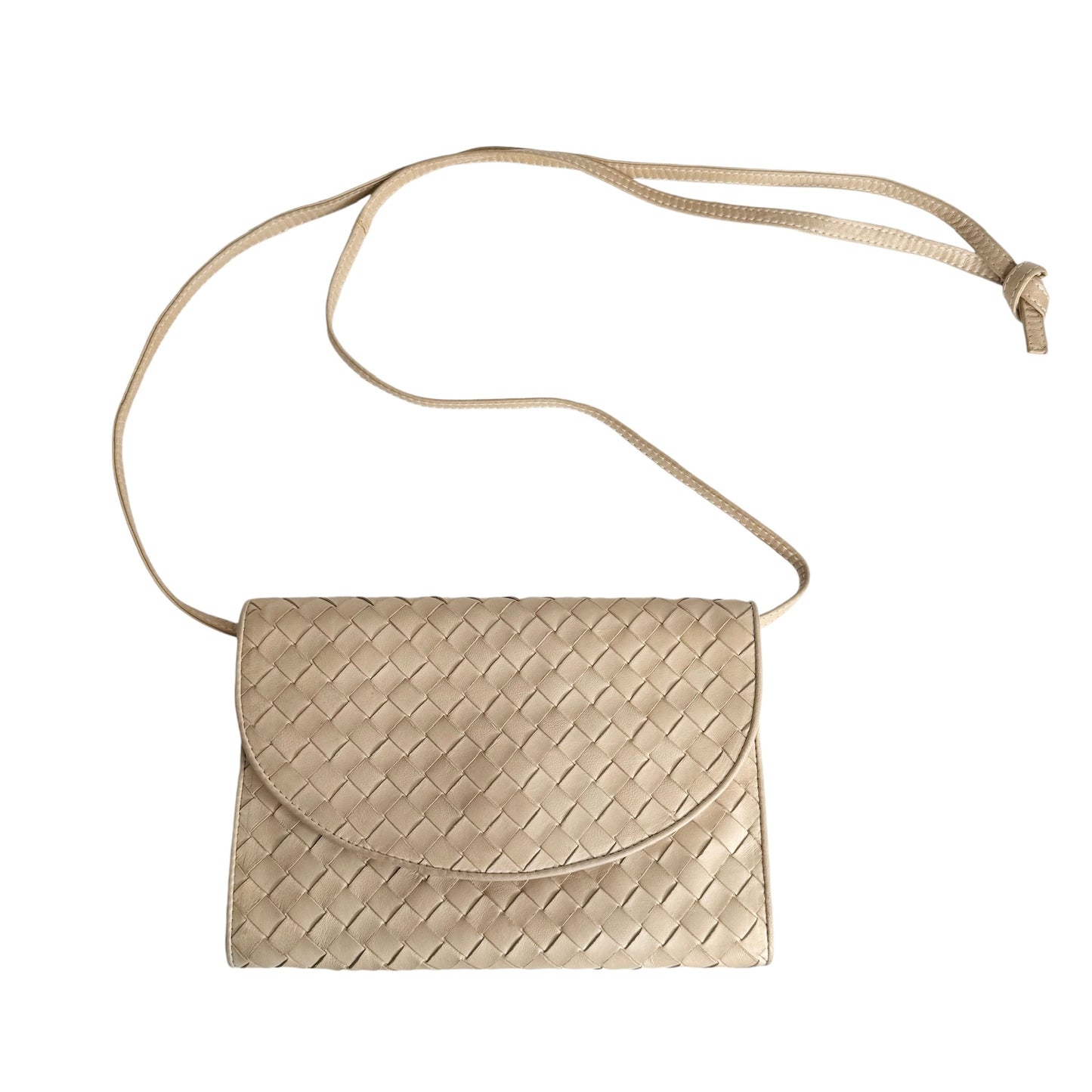 Beige Intrecciato Bag