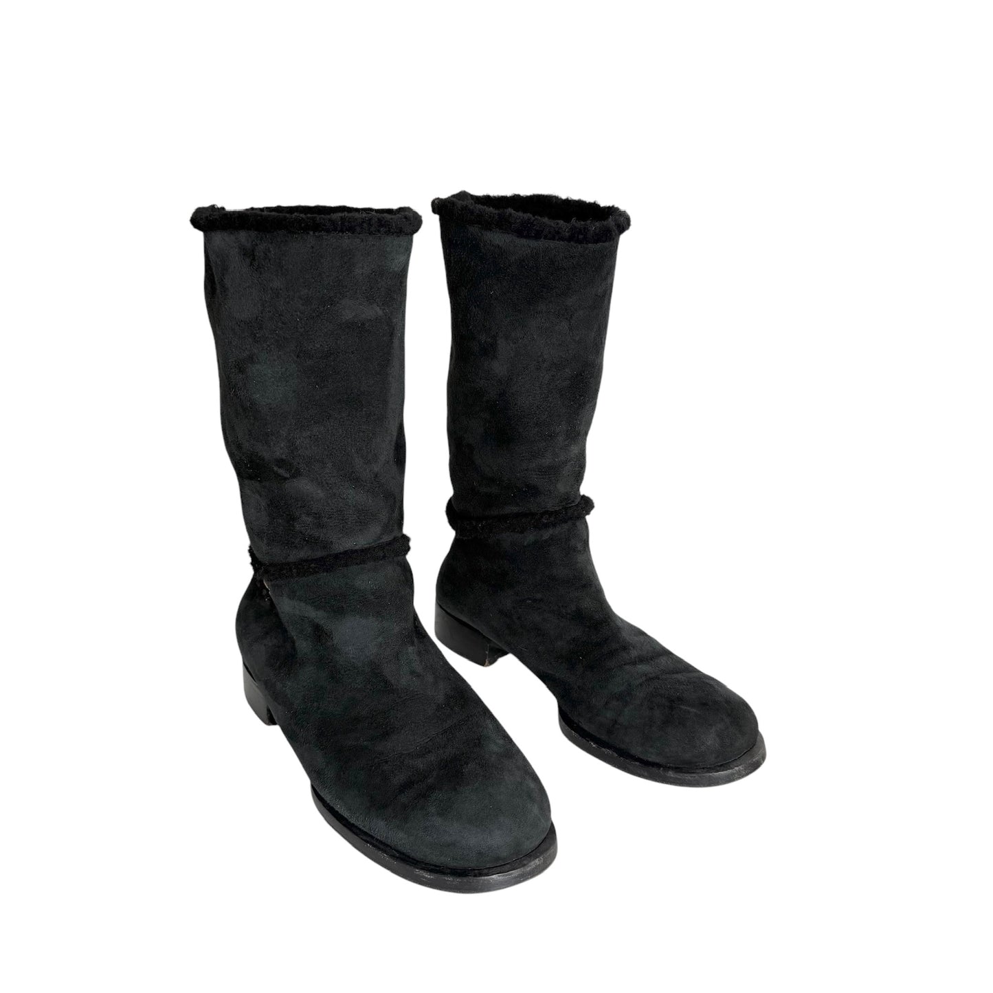 Vintage Shearling Boots - 11