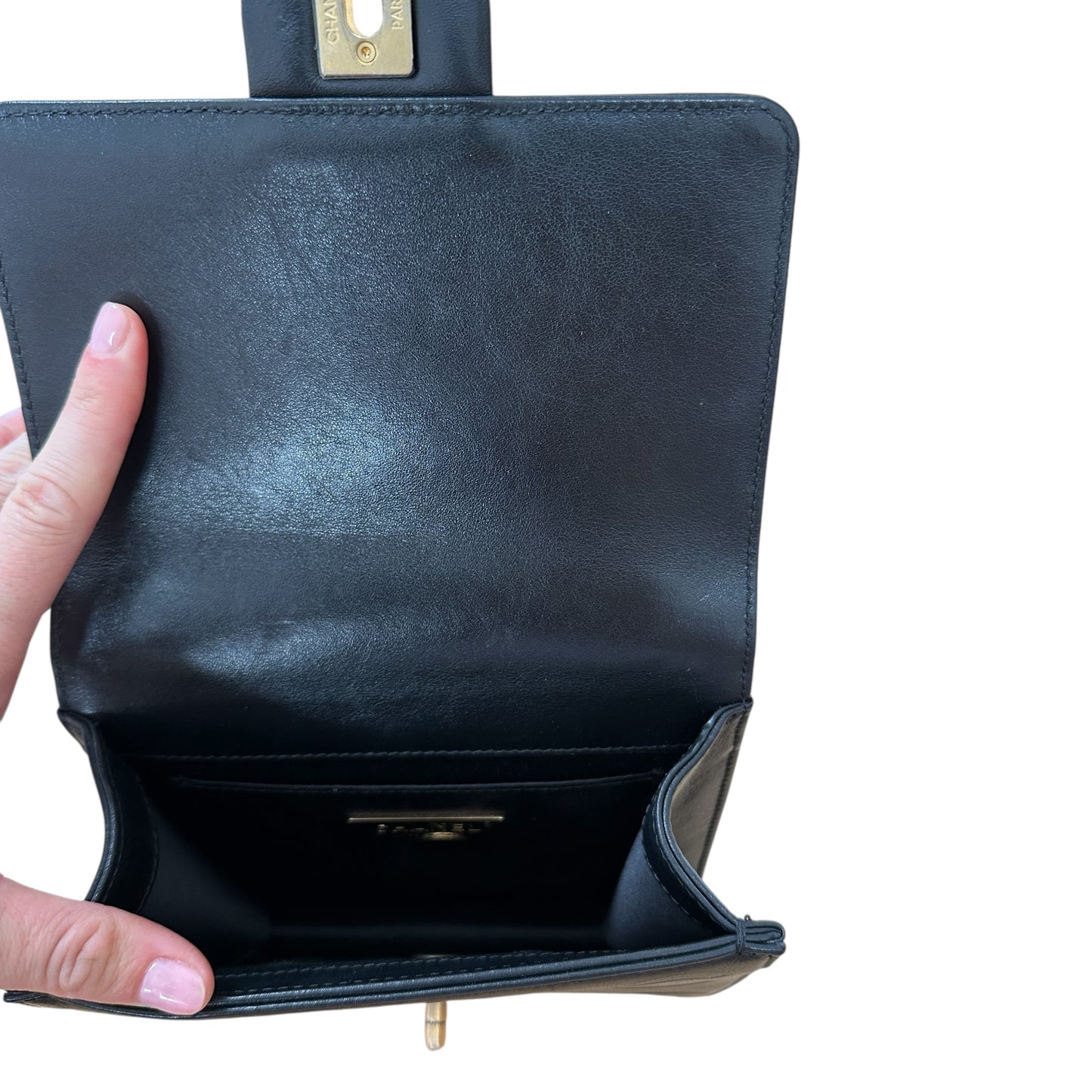 Chanel Coco Embossed Mini Flap Bag
