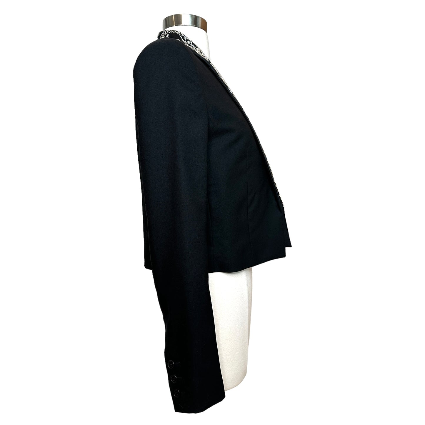 Crystal Embellished Blazer - XS