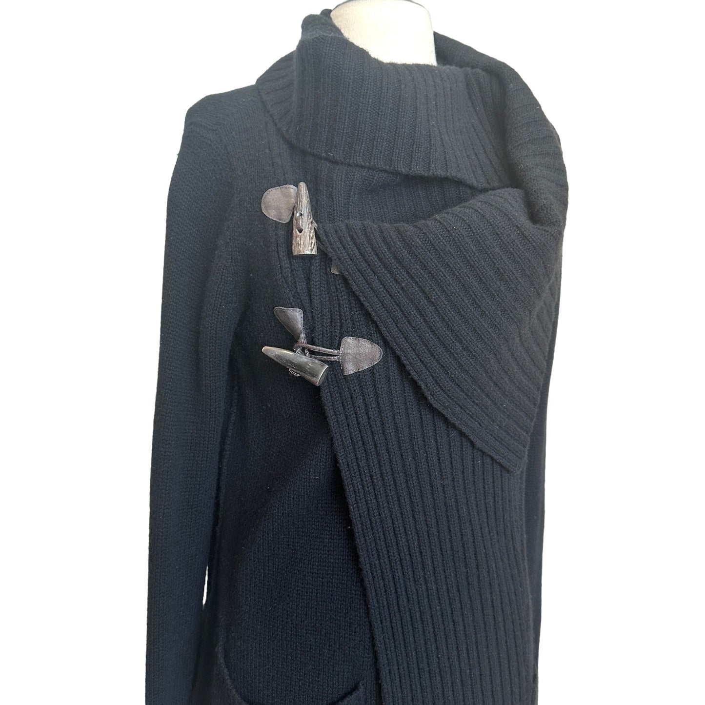 Black Cardigan Sweater - XS