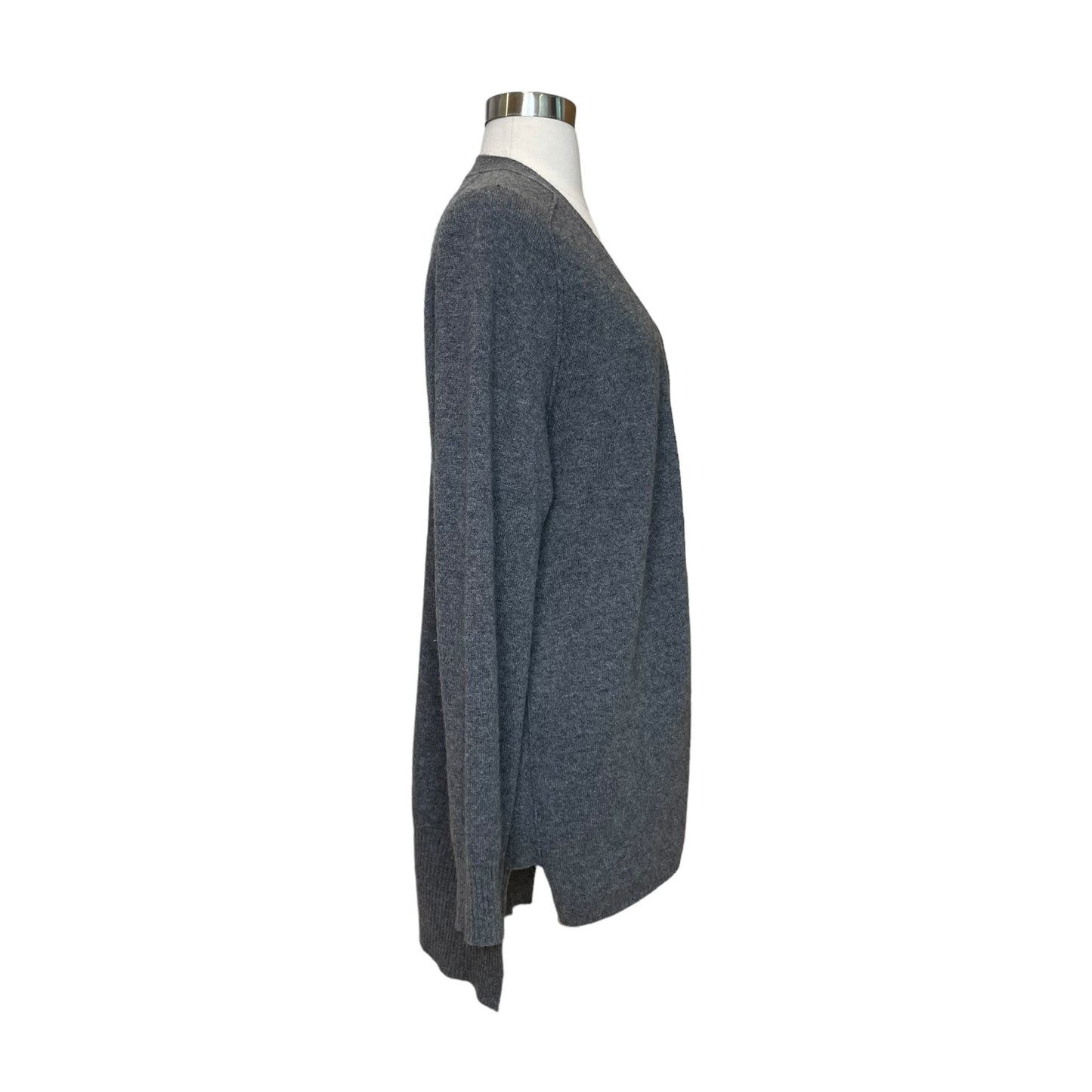 Grey Cashmere Cardigan - M