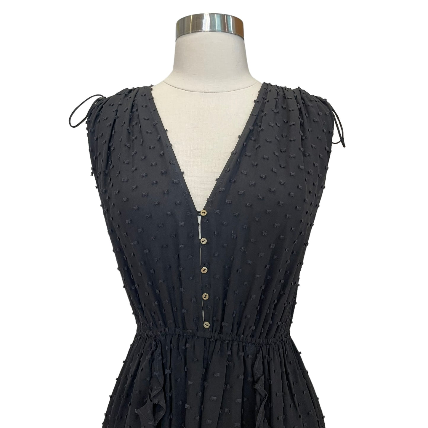 Black Silk Dress - 4