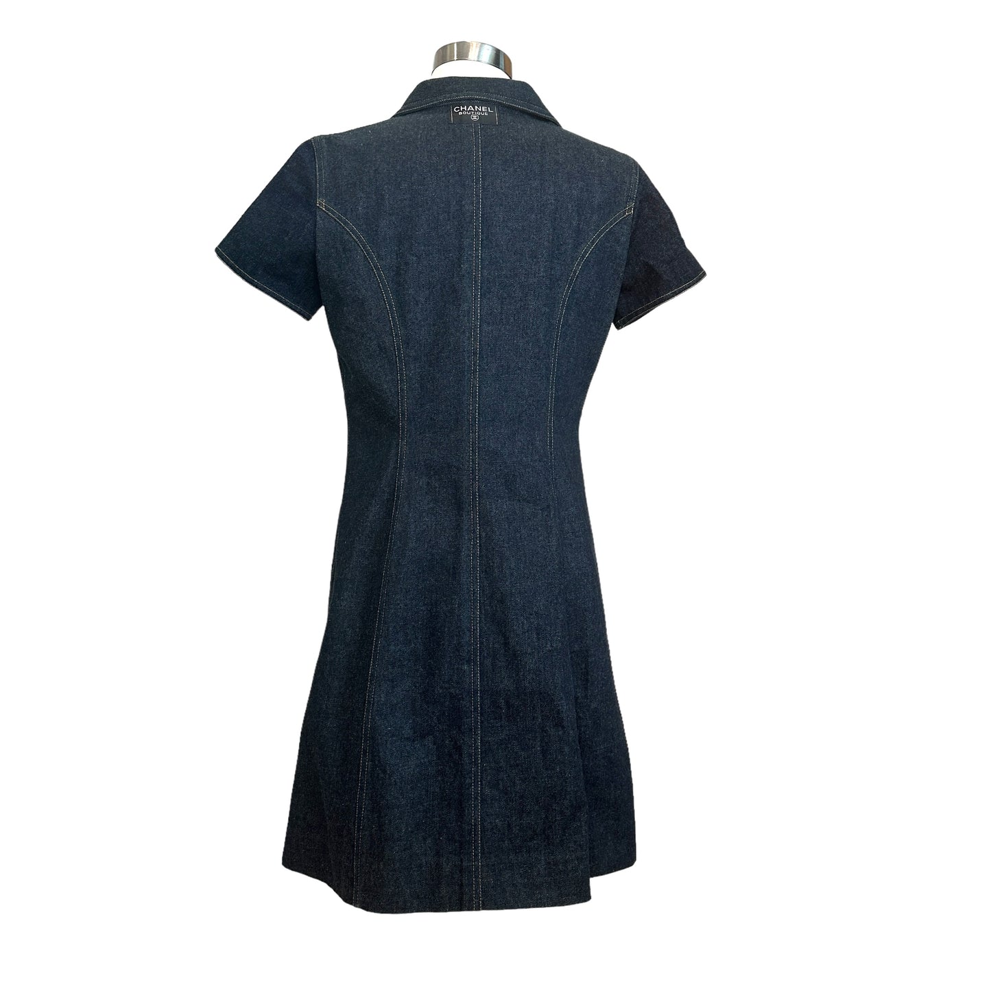 Vintage Denim Dress - M