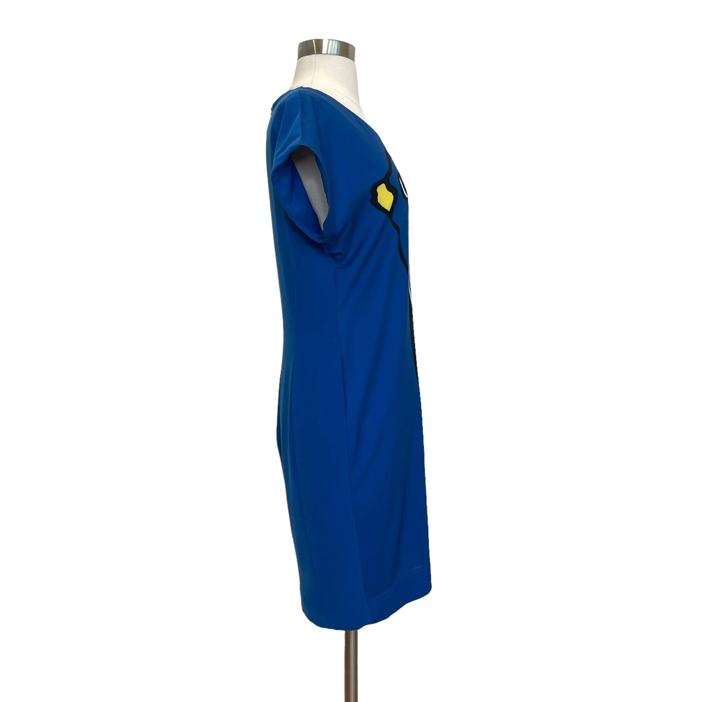 Blue Printed Dress - M