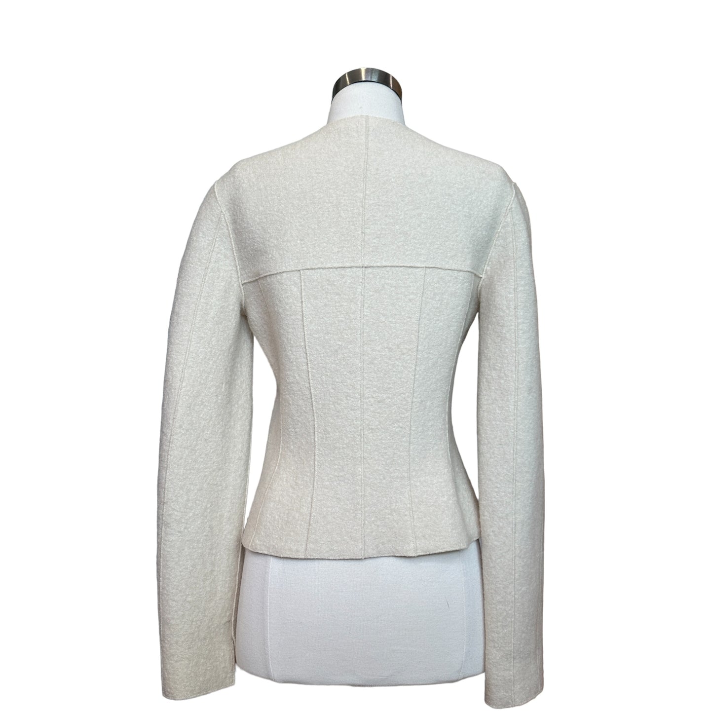 Cream Wool Jacket - S