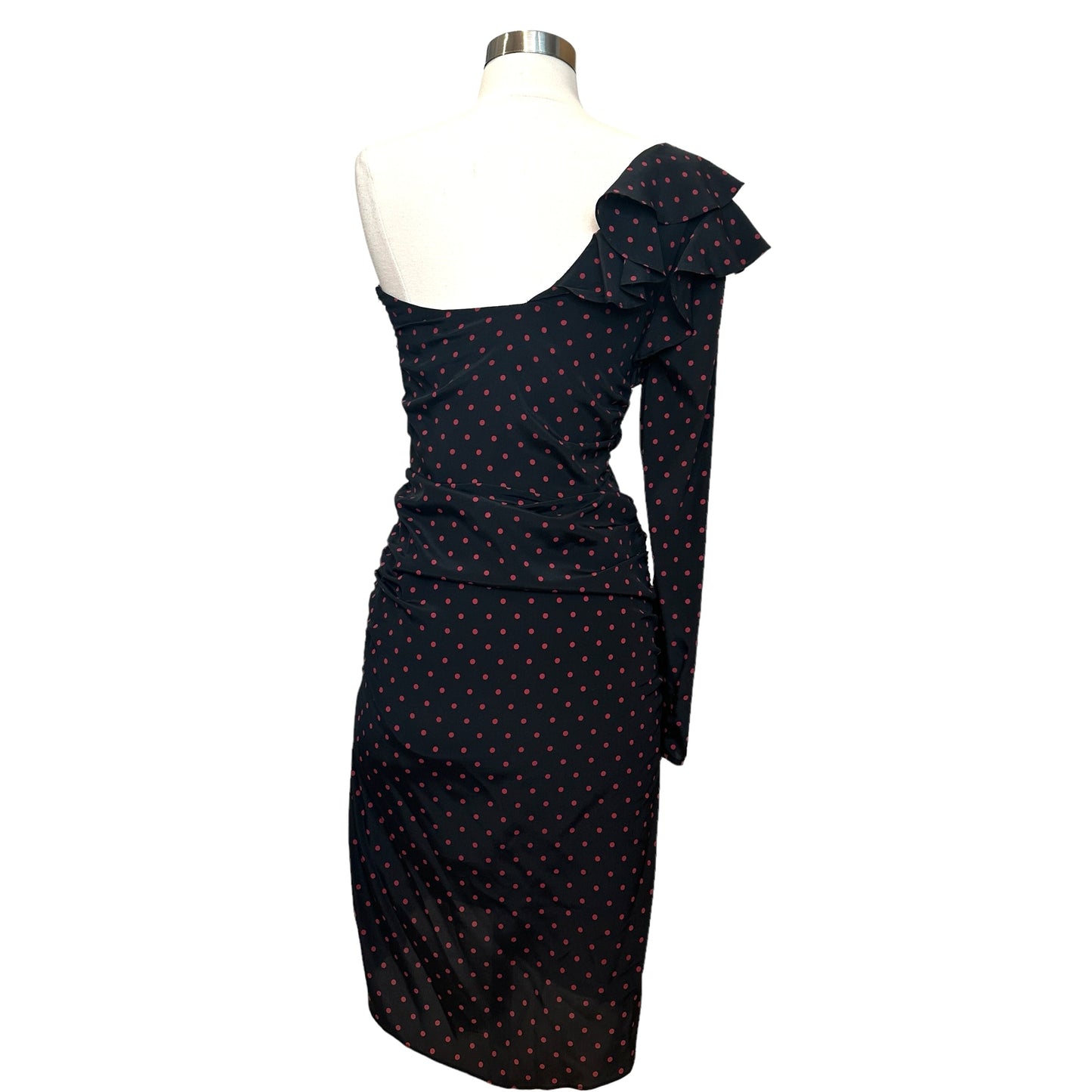 Black Silk Dress - 4