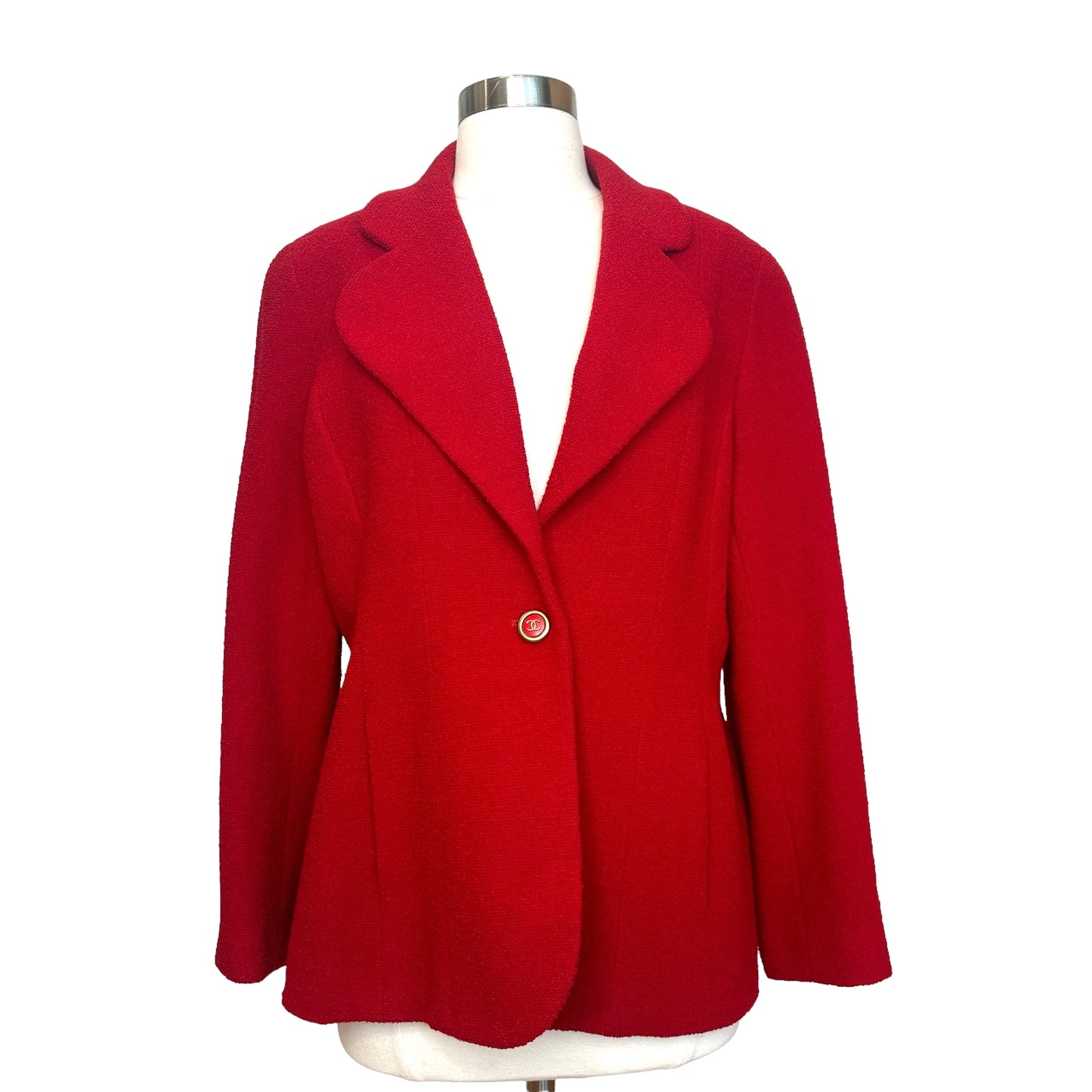 Vintage Red Blazer - M
