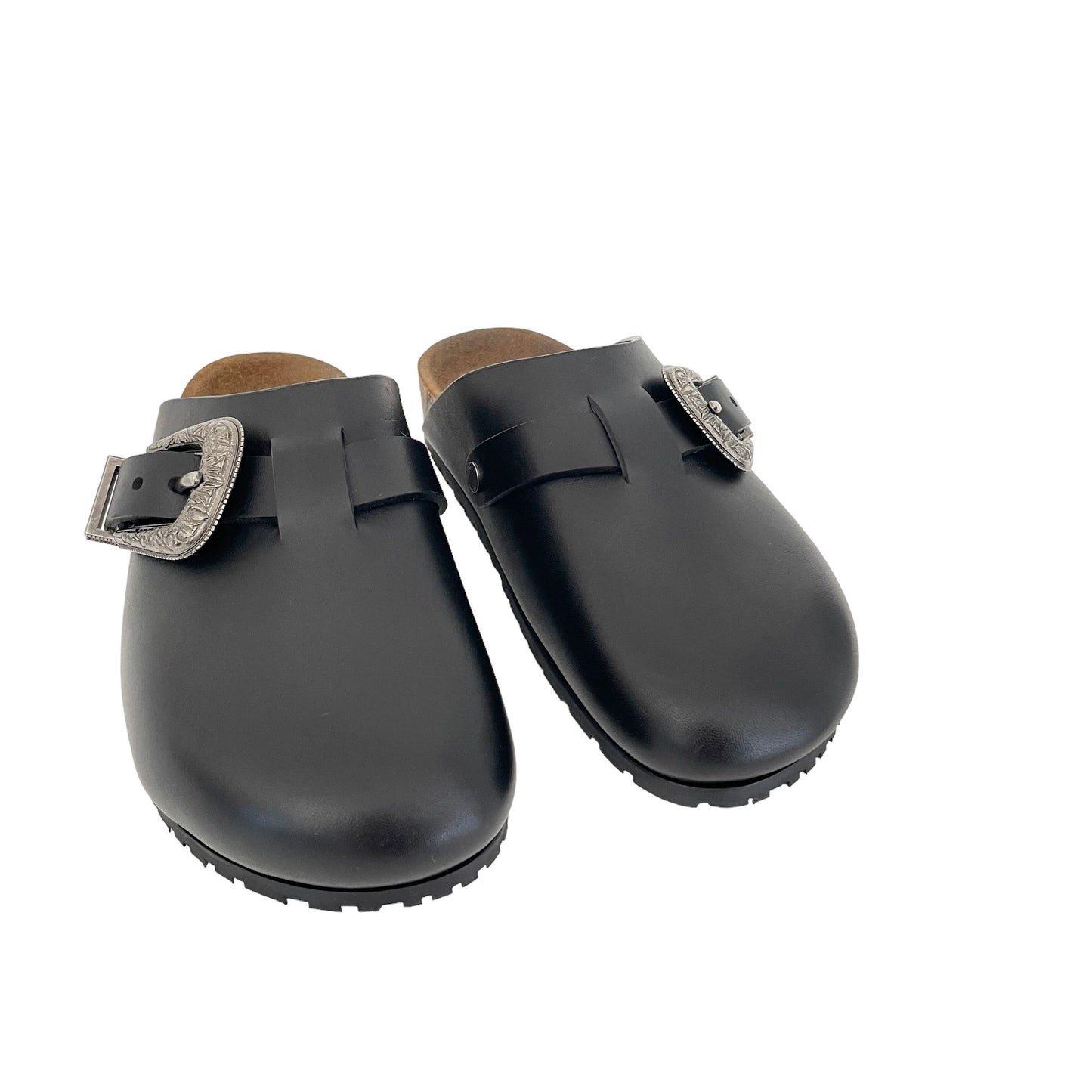 Western Leather Mules - 7