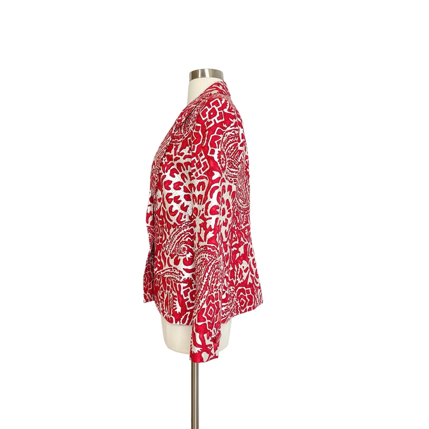 Red & White Blazer - 42