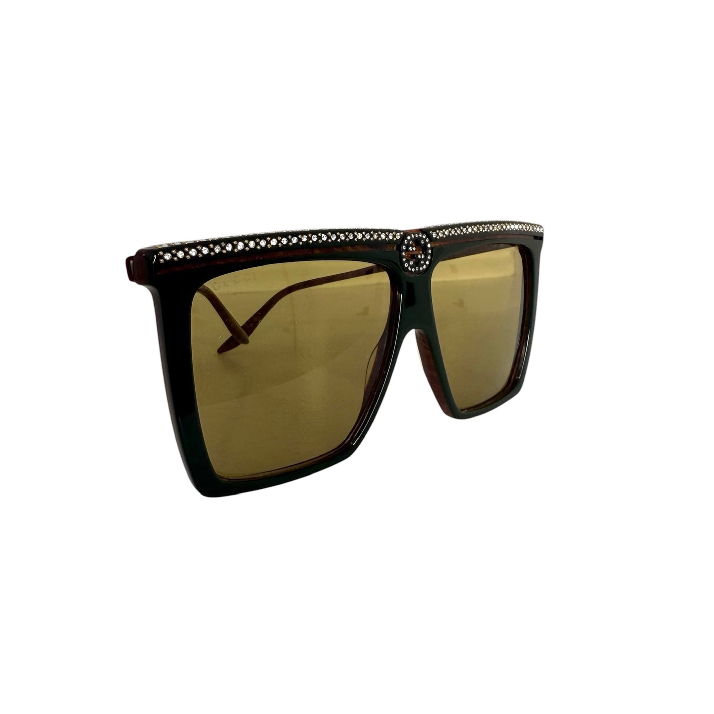 Crystal Logo Sunglasses