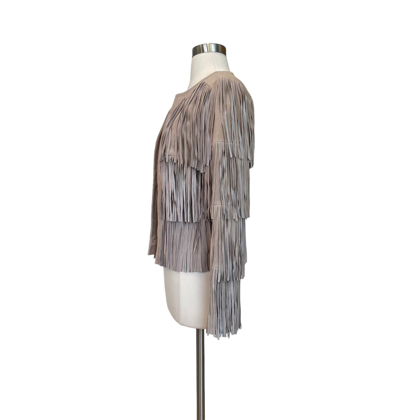 Fringe Suede Jacket - P