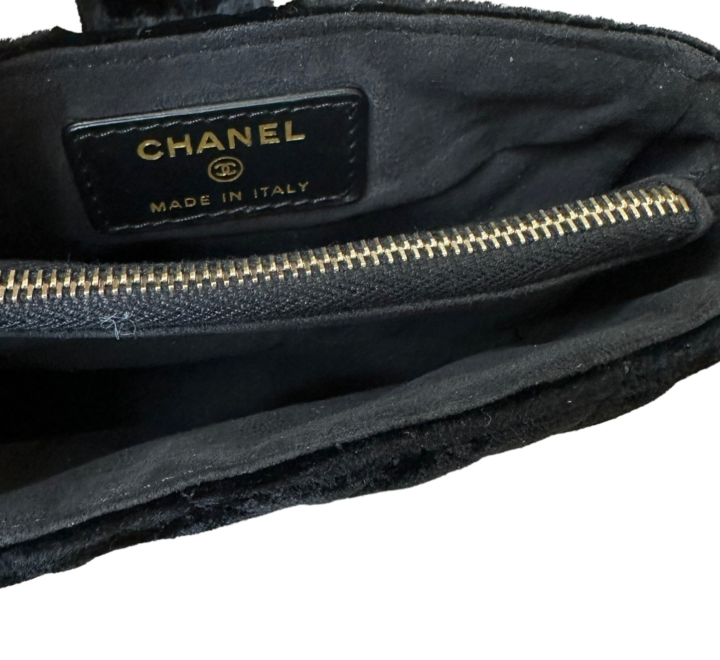 Black Velvet Phone Pouch