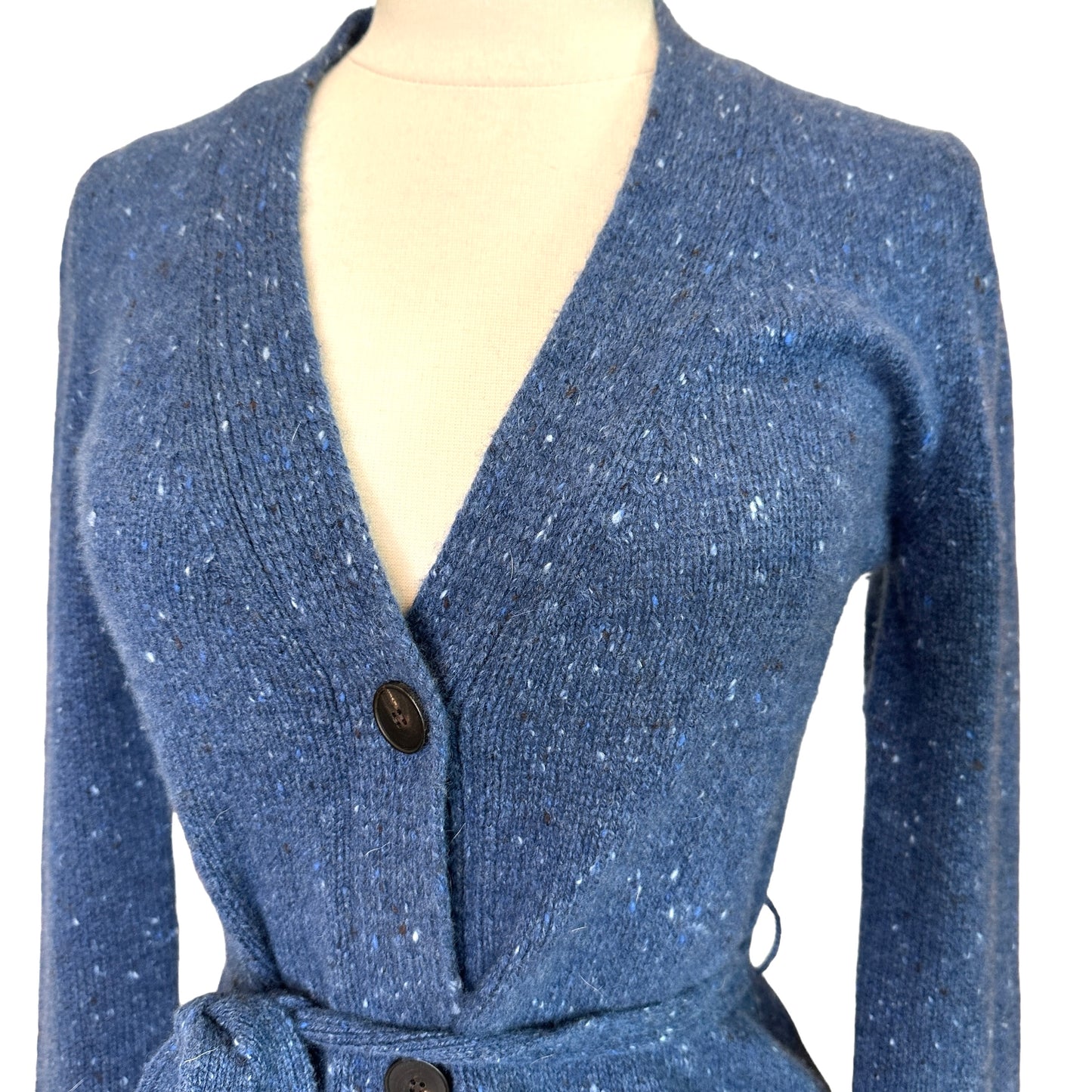Blue Cashmere Cardigan - XS