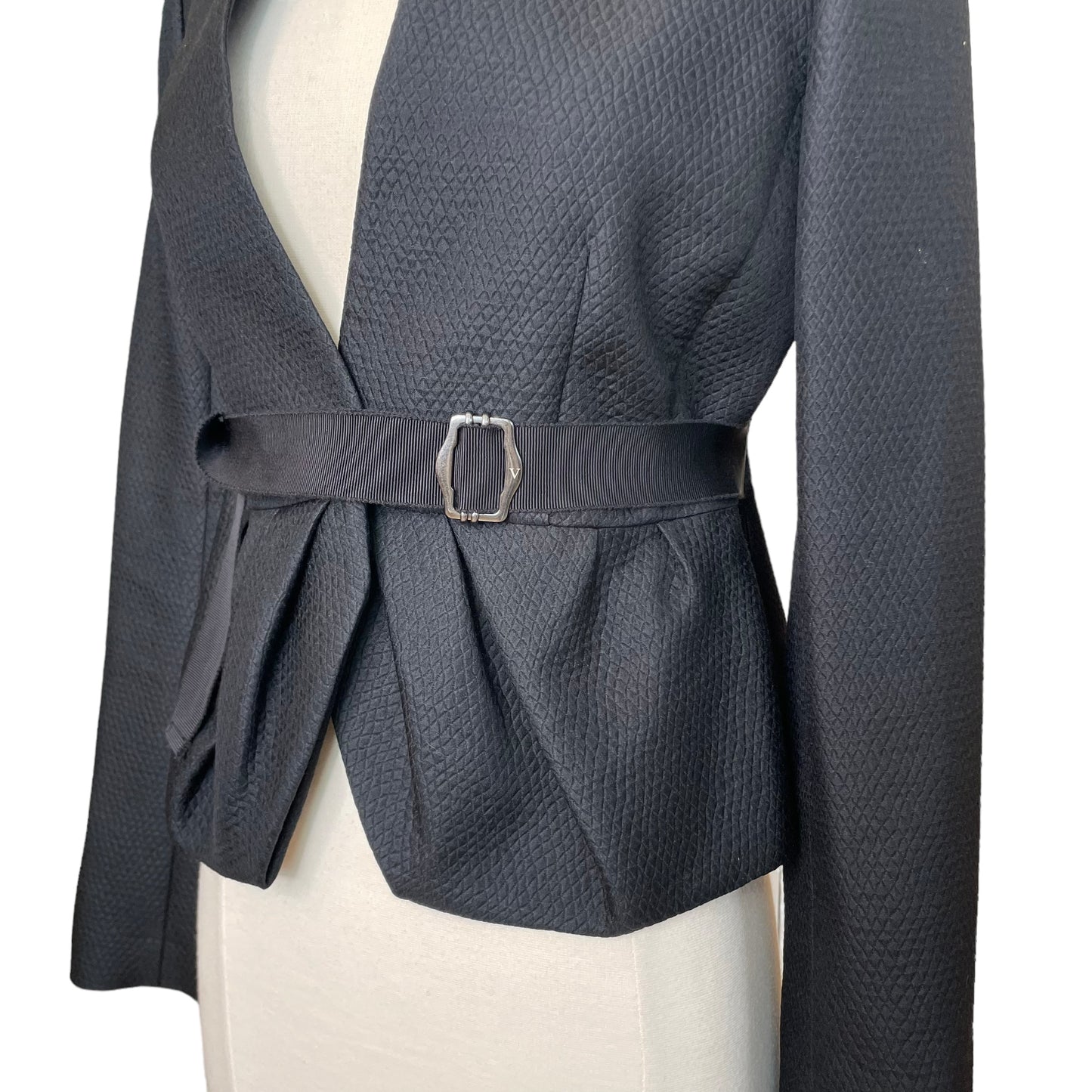 Black Belted Blazer - S/M
