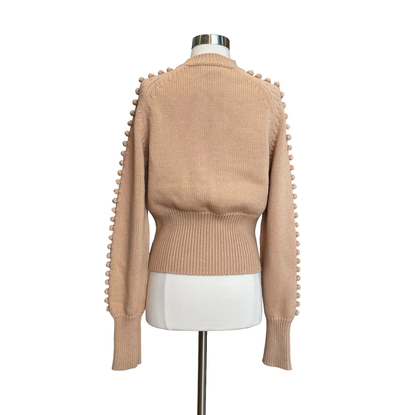 Peach Knit Sweater - M