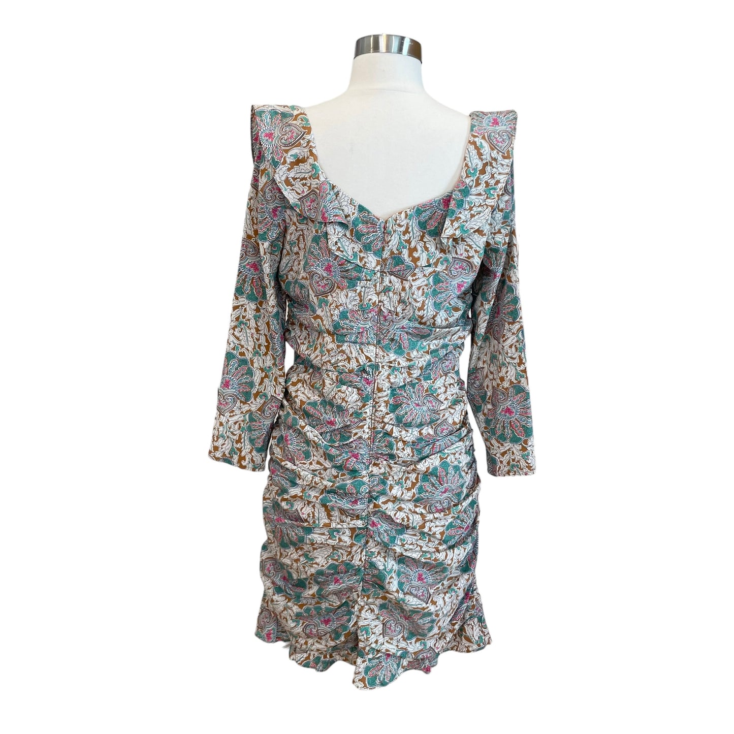 Paisley Long Sleeve Dress - 10