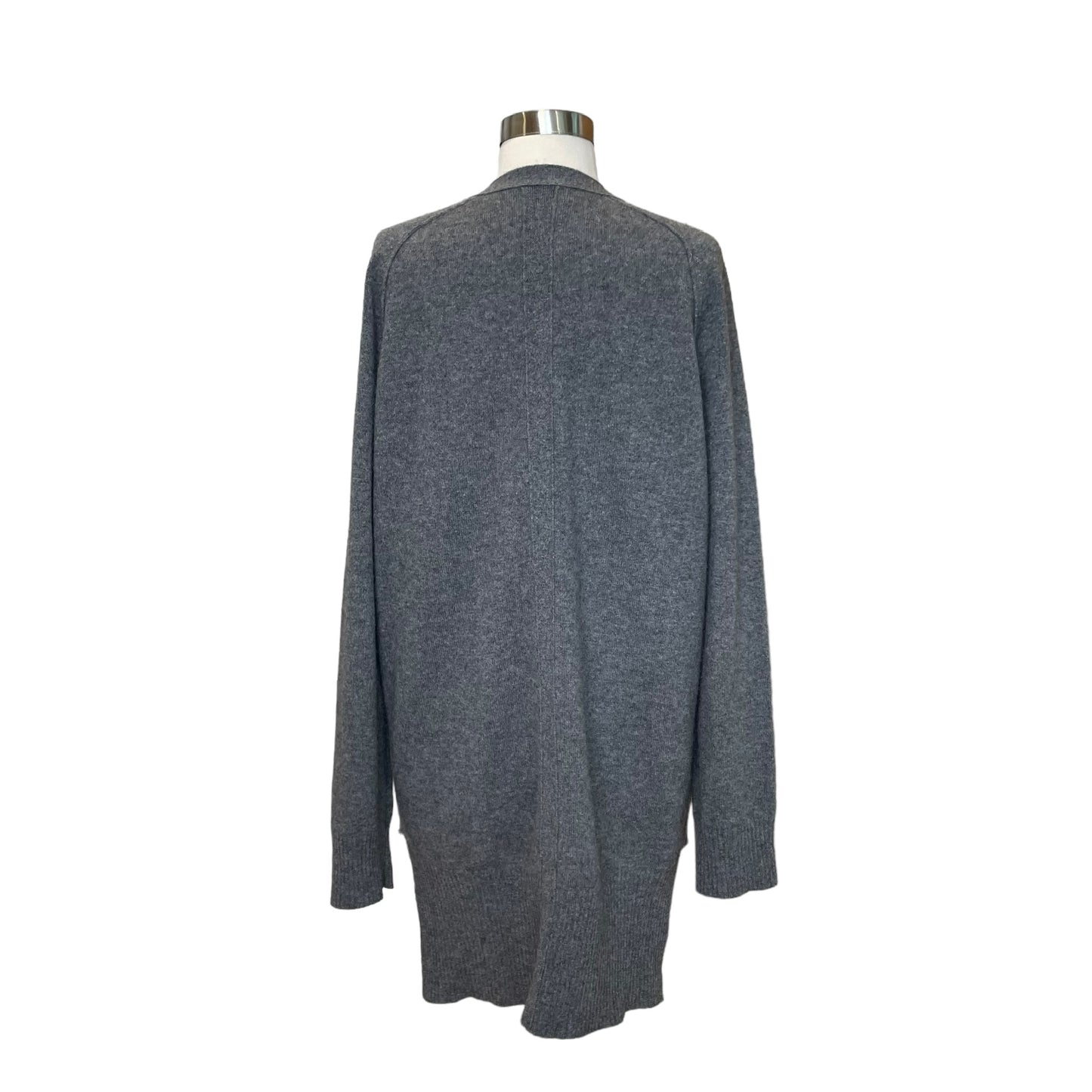 Grey Cashmere Cardigan - M