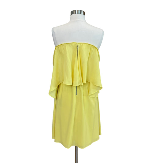 Yellow Off-Shoulder Dress - XS