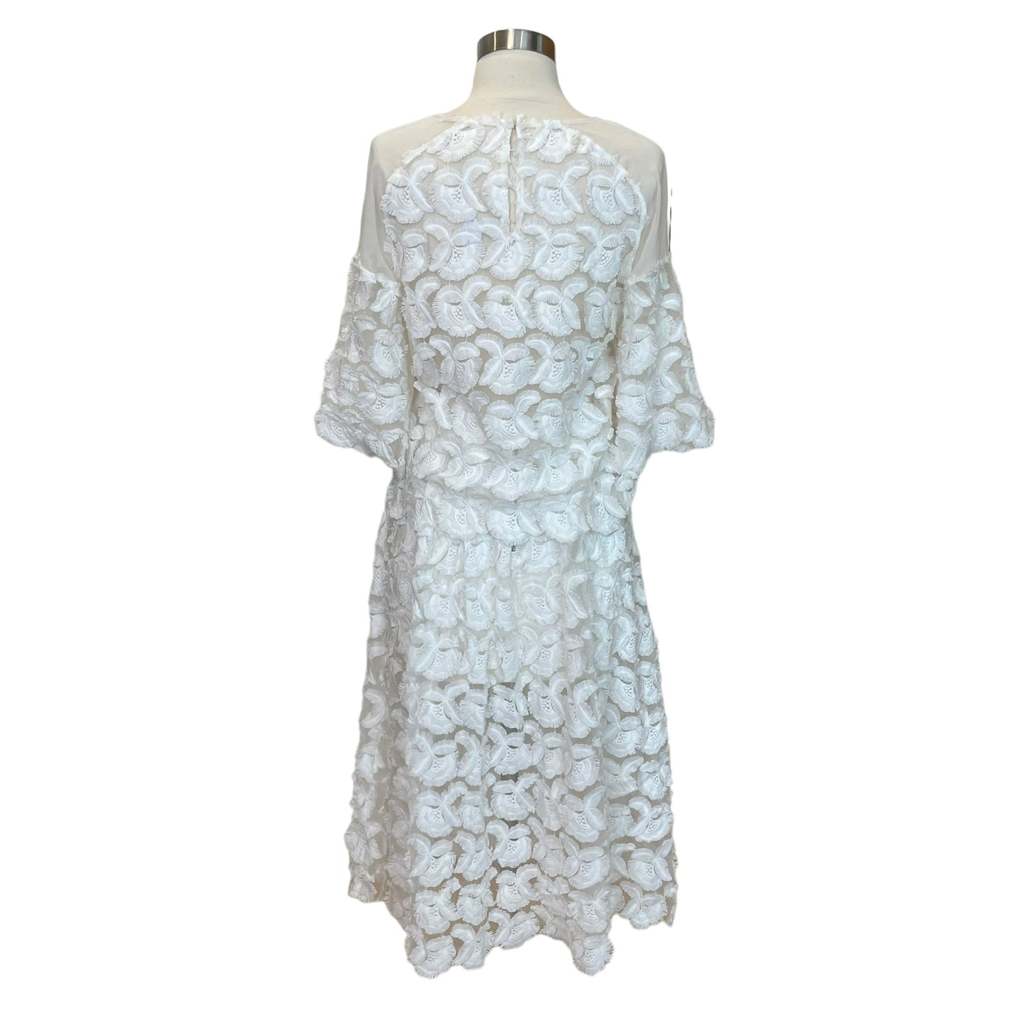 White Lace Skirt Set - S