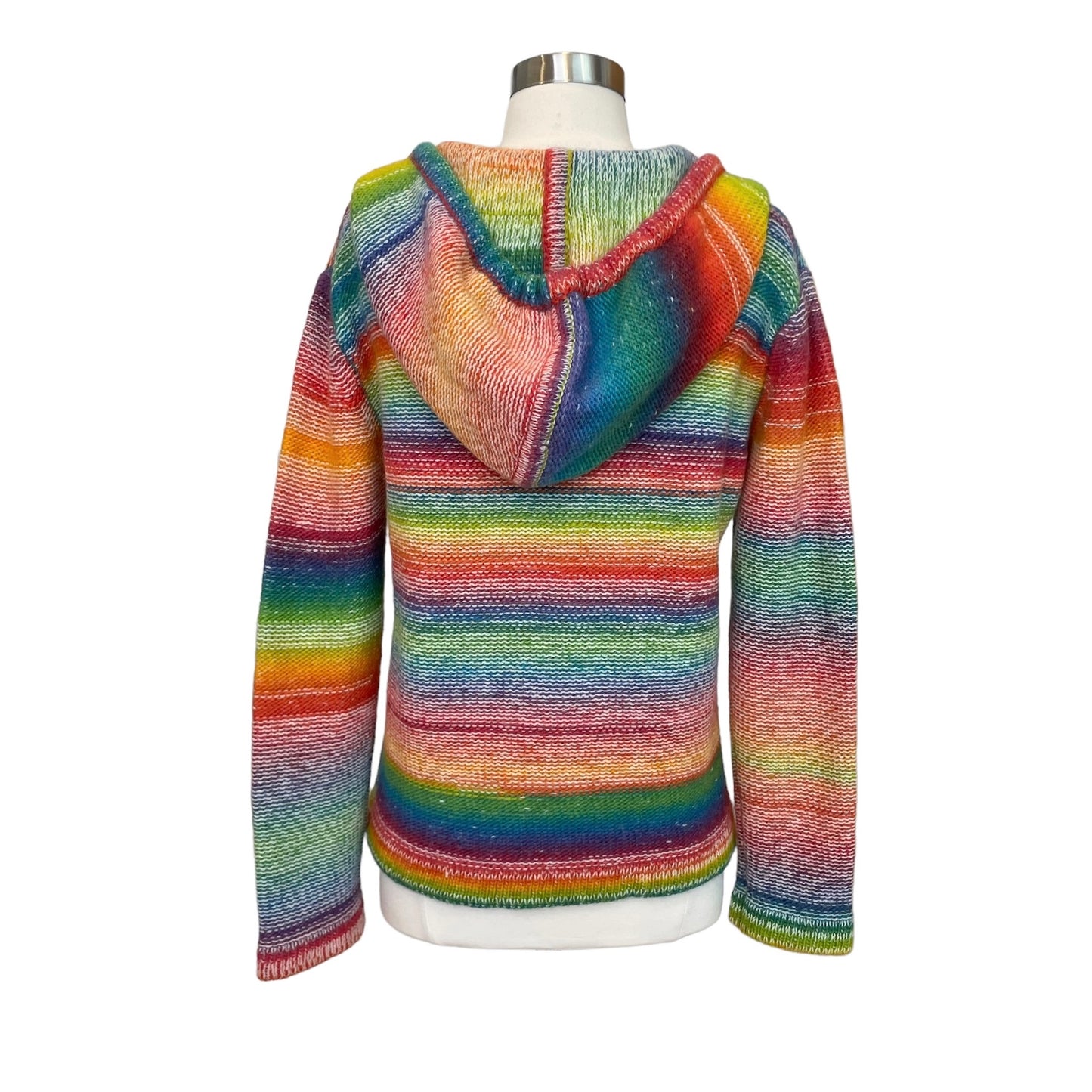 Rainbow Hooded Sweater - XS