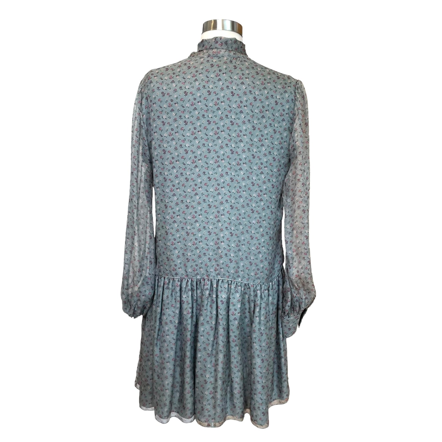 Silk Floral Dress - S/M