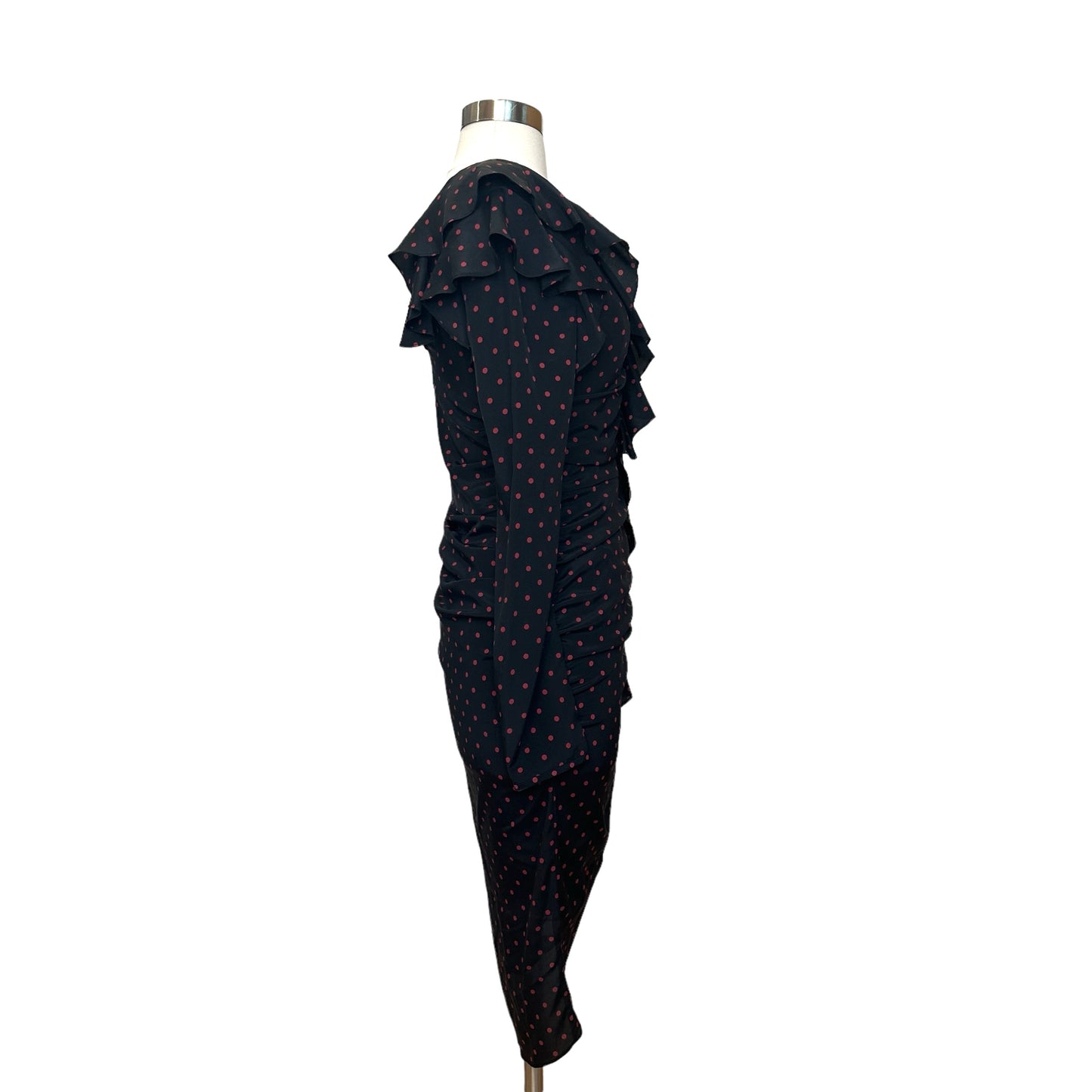 Black Silk Dress - 4