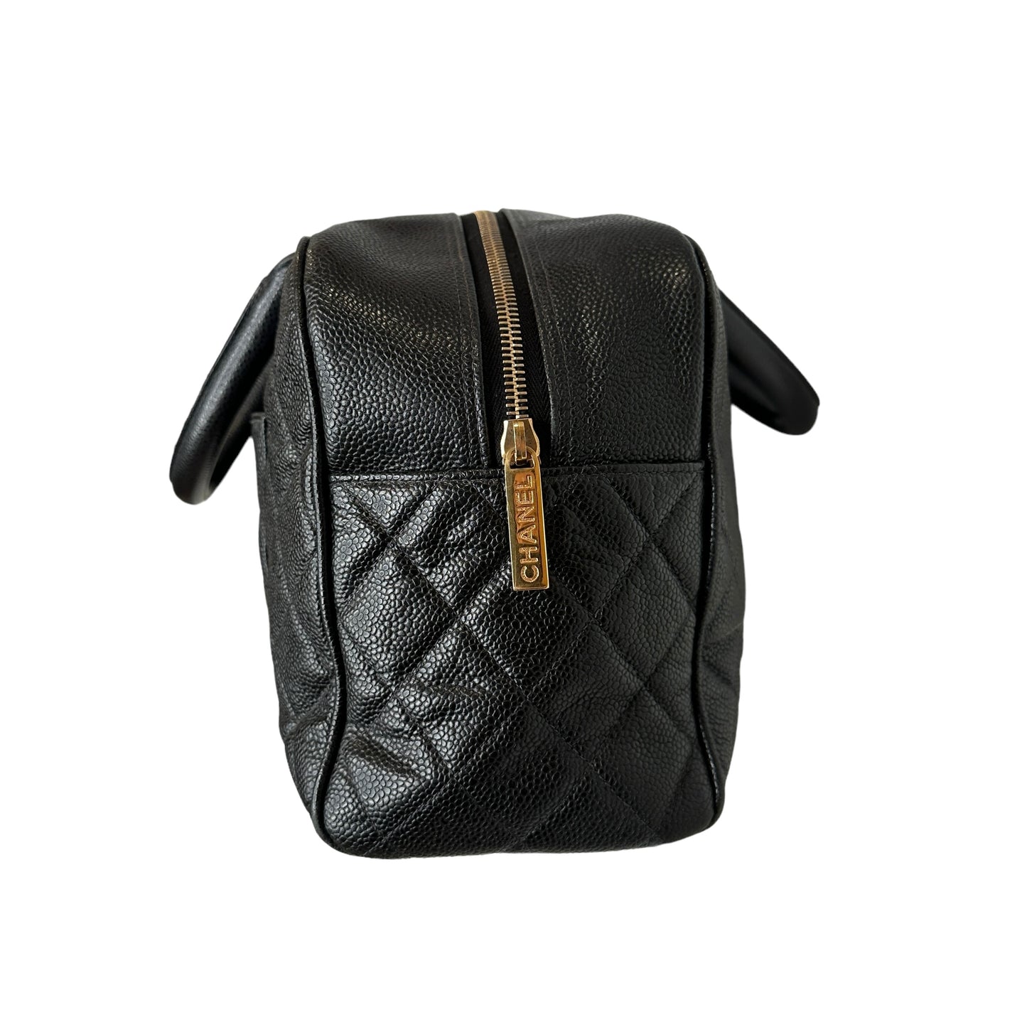 Black Caviar Bowler Bag