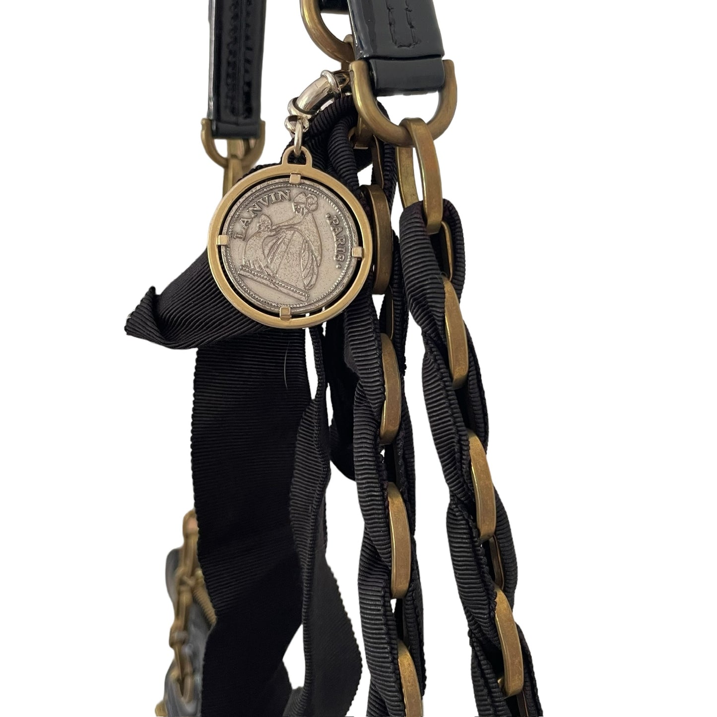 Black Leather Shoulder Bag