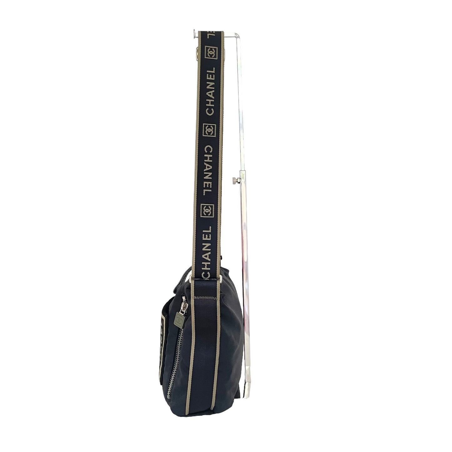 Black & Kaki Logo Bag