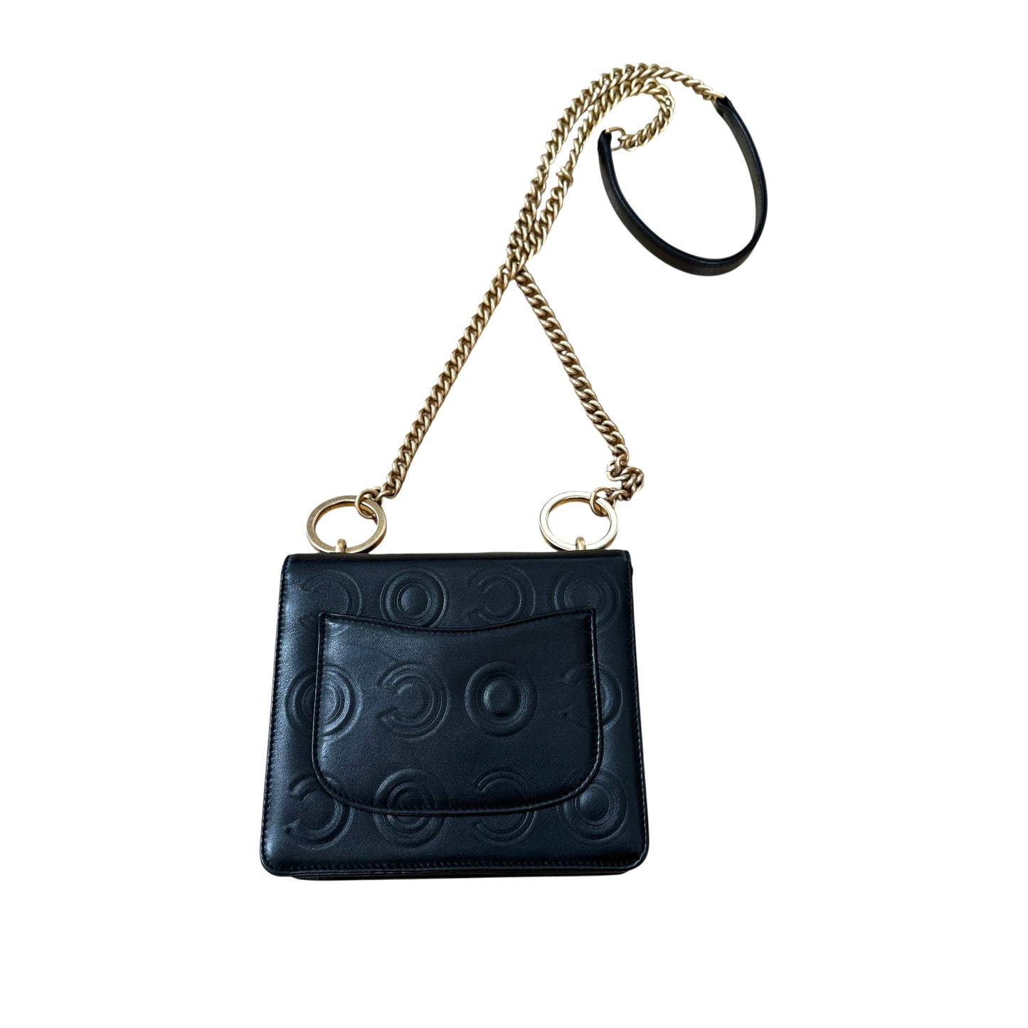 Chanel Coco Embossed Mini Flap Bag