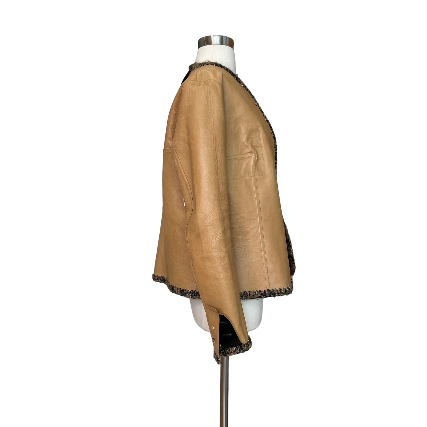 Reversible Leather Jacket - L