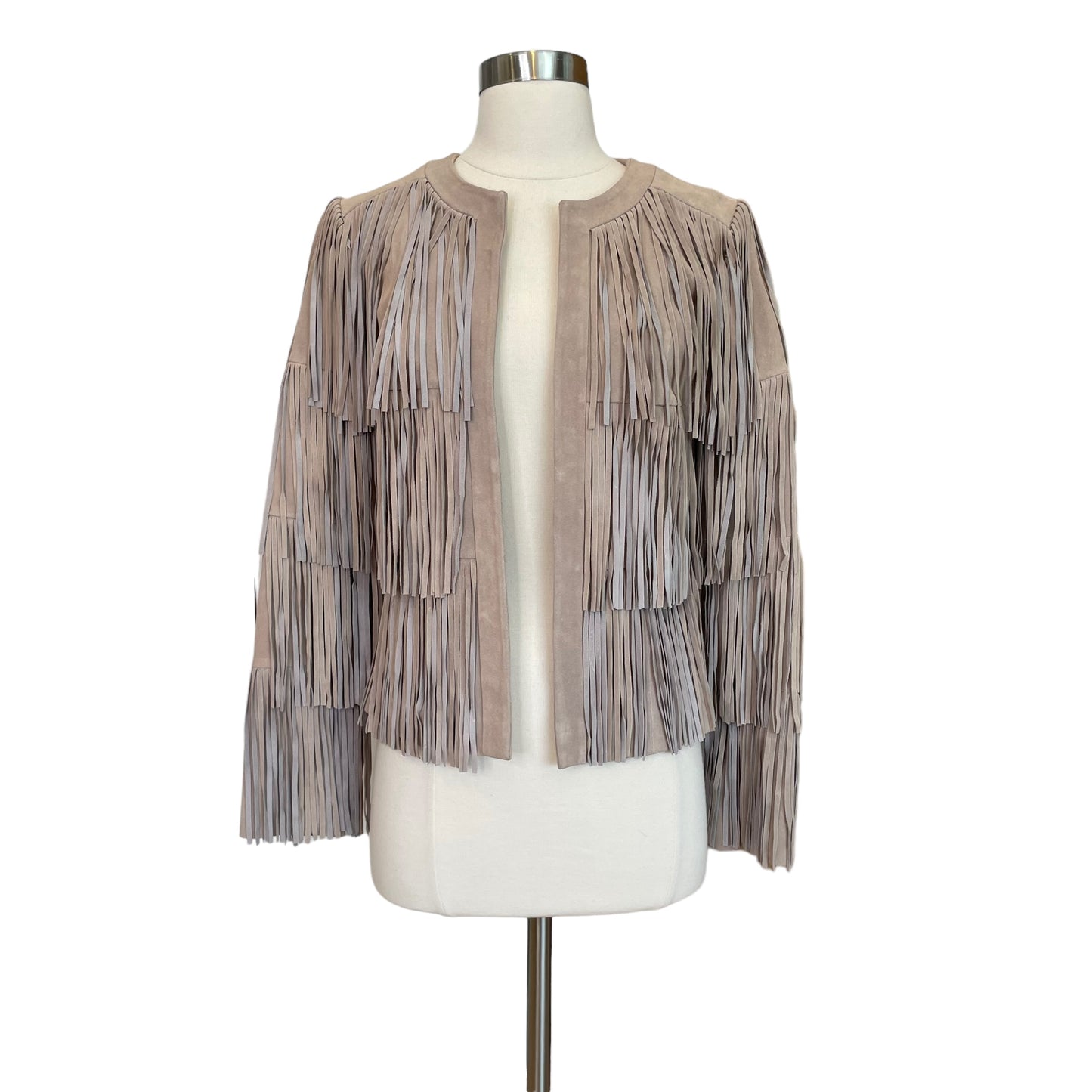 Fringe Suede Jacket - P
