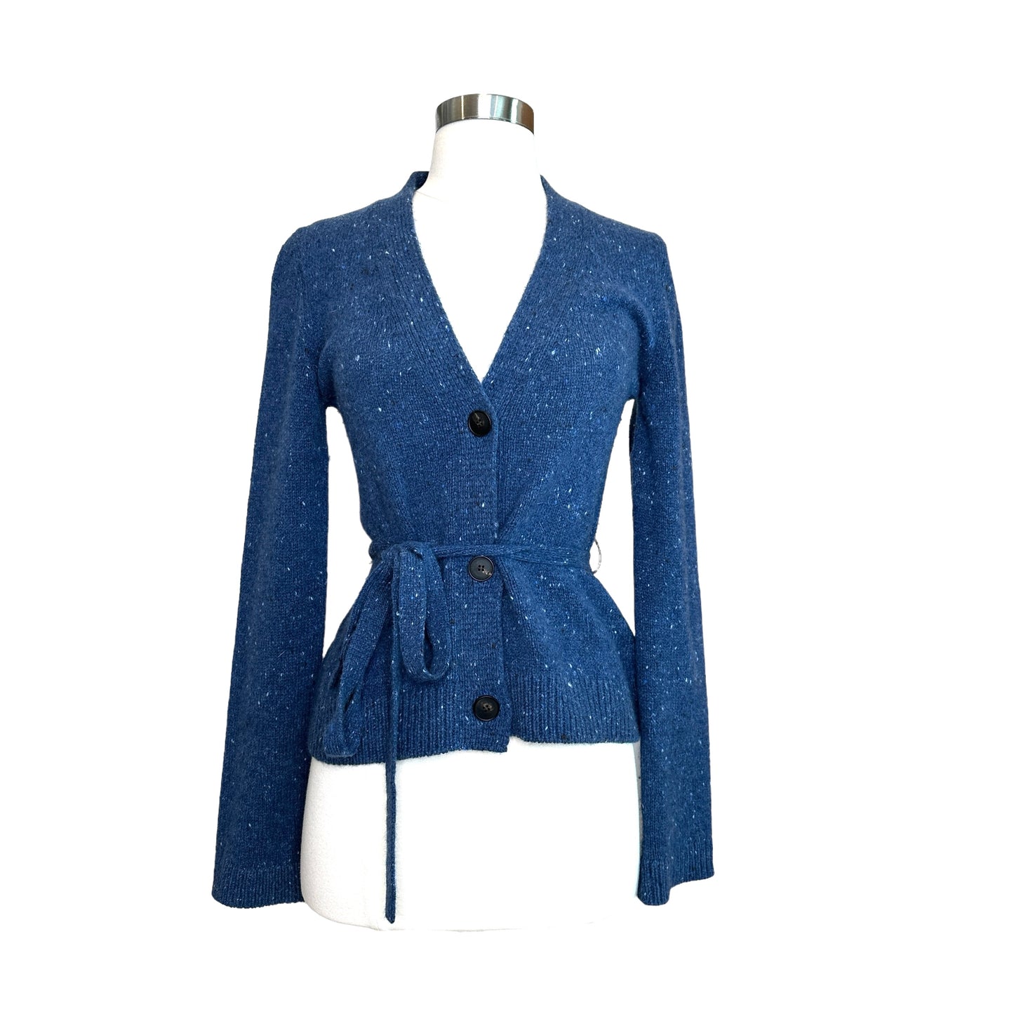 Blue Cashmere Cardigan - XS