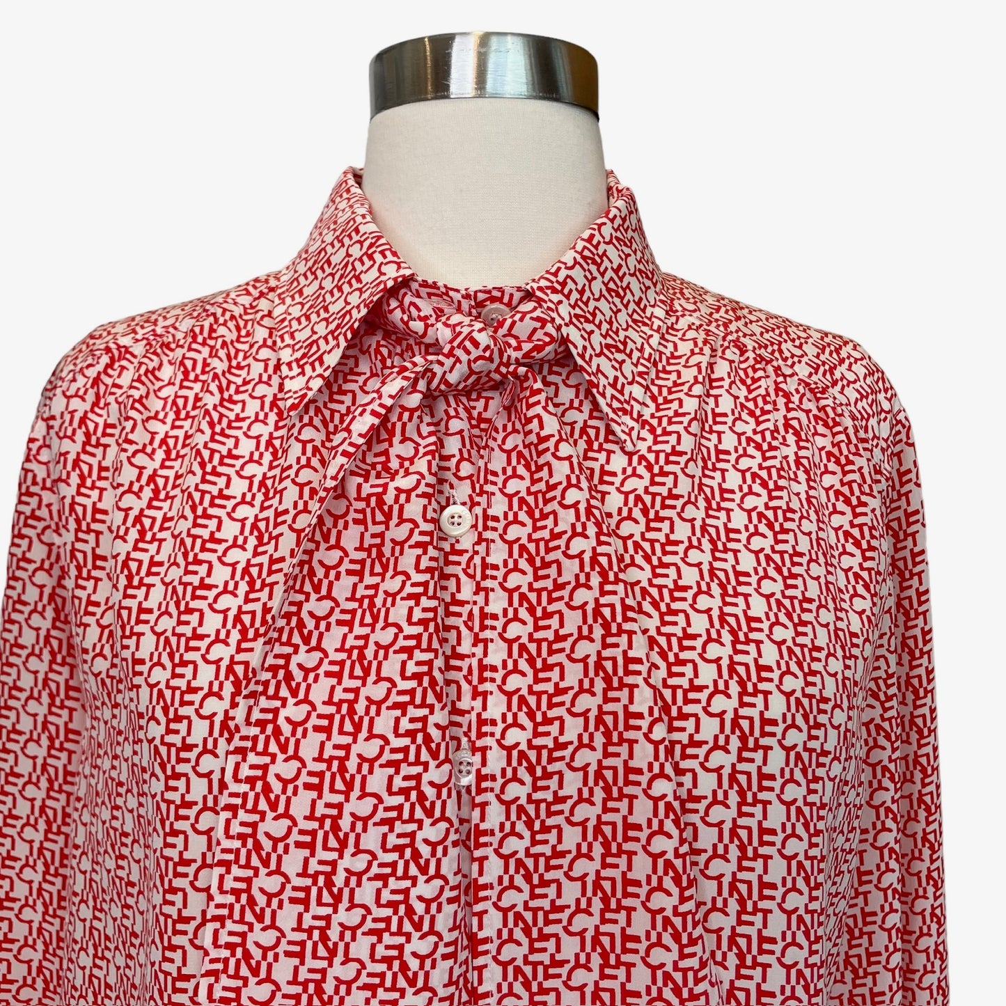 Logo Silk Shirt - M